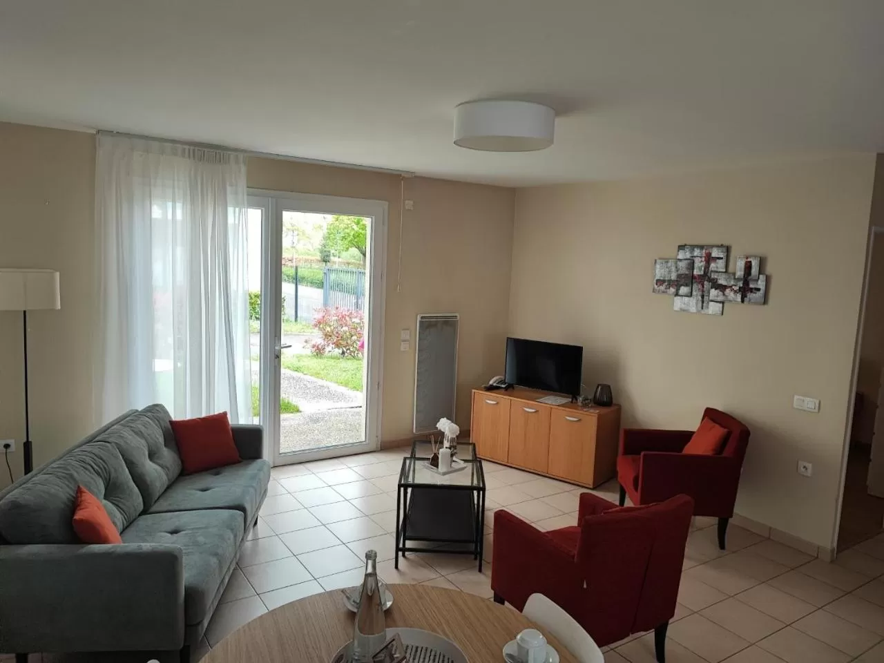 Living room, Seating Area in Domitys Le Jardin des Lys