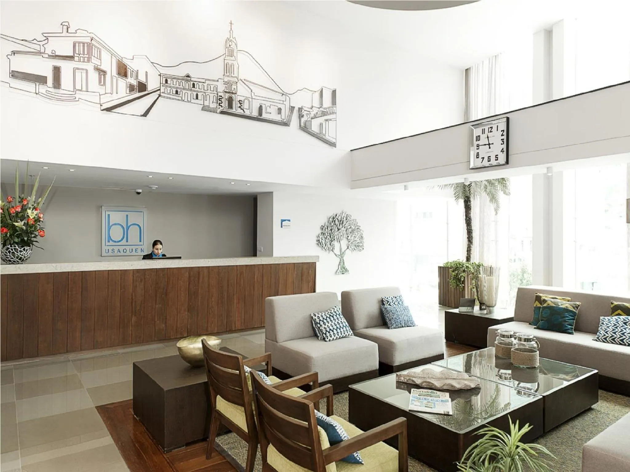 Lobby or reception in Hotel bh Usaquén
