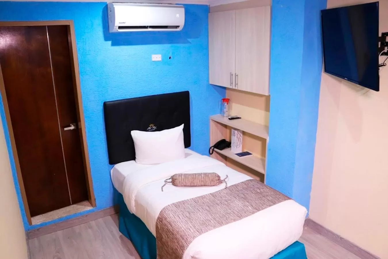 Bed in Hotel Alto Mar