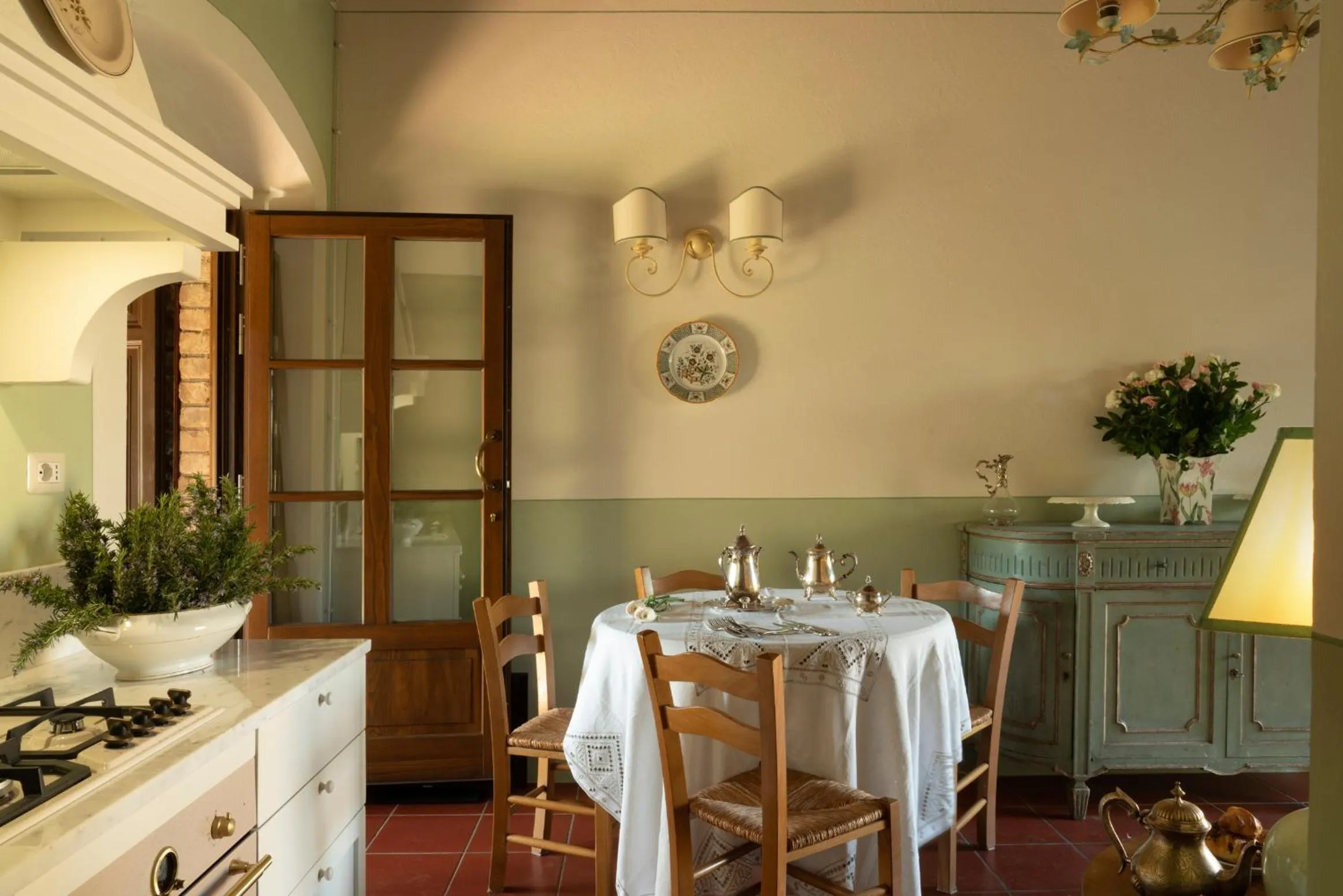 Kitchen or kitchenette in Borgo San Benedetto