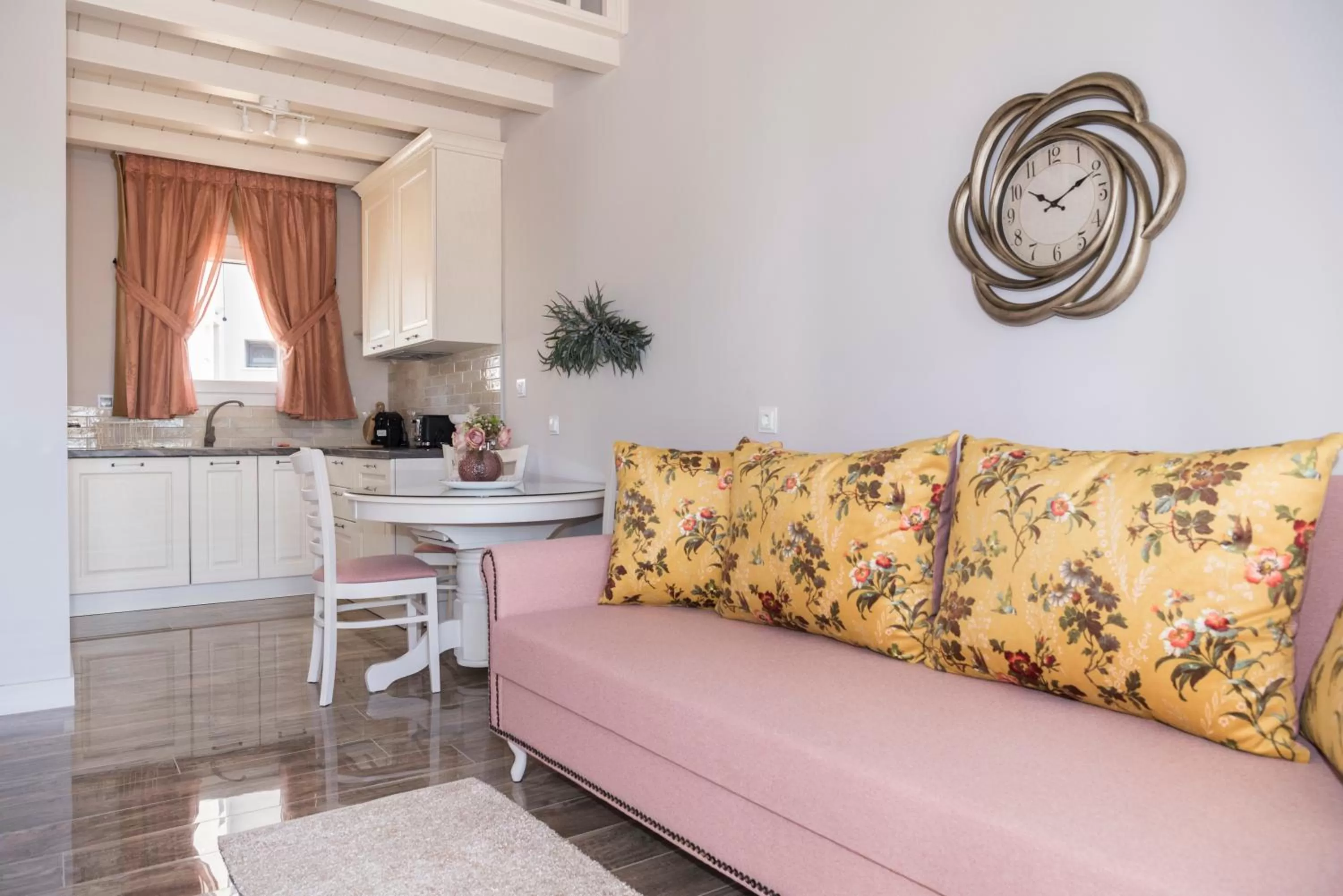 Living room in Nafsika Suites