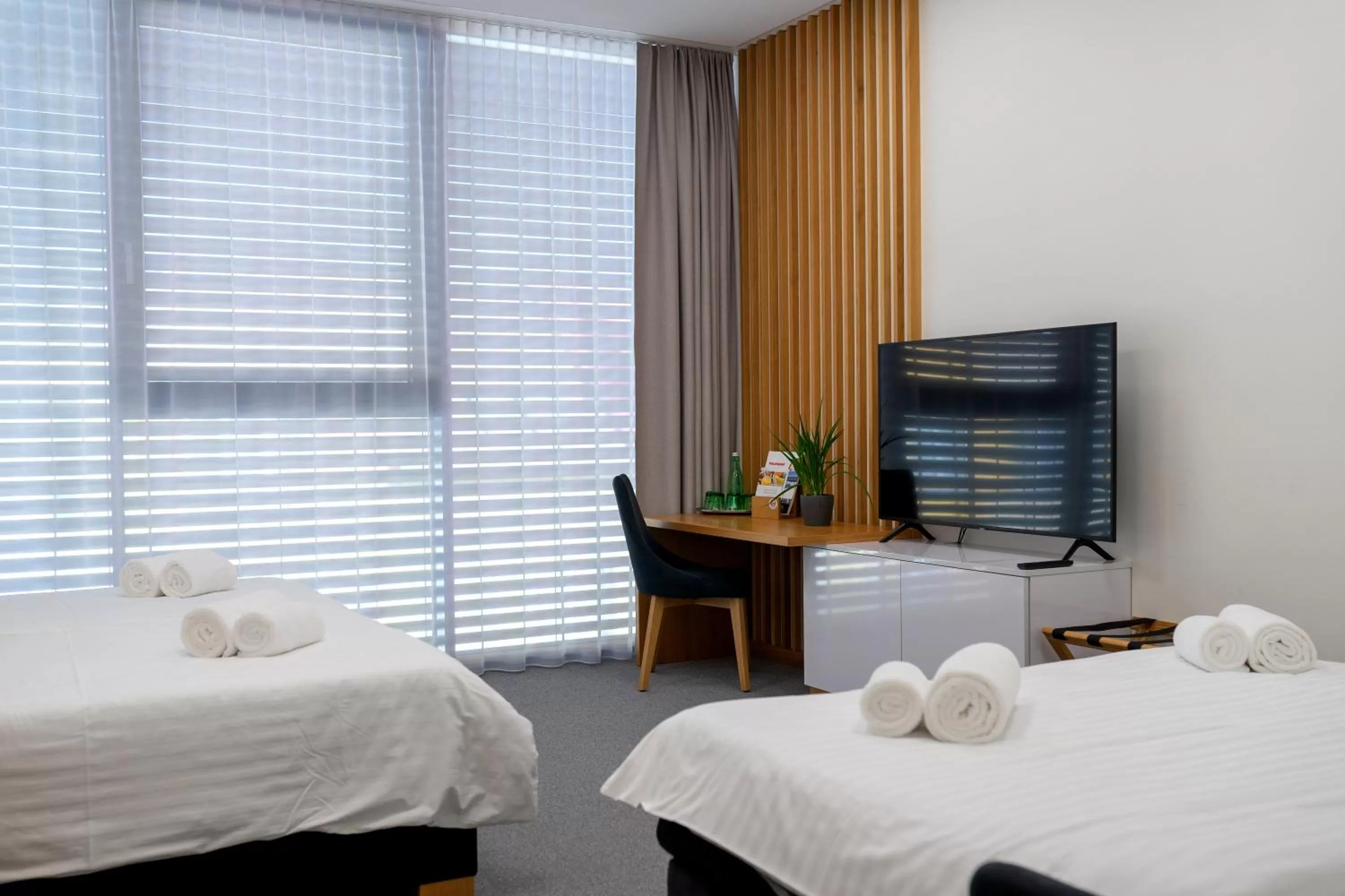 Bed in Hotel Smetanova