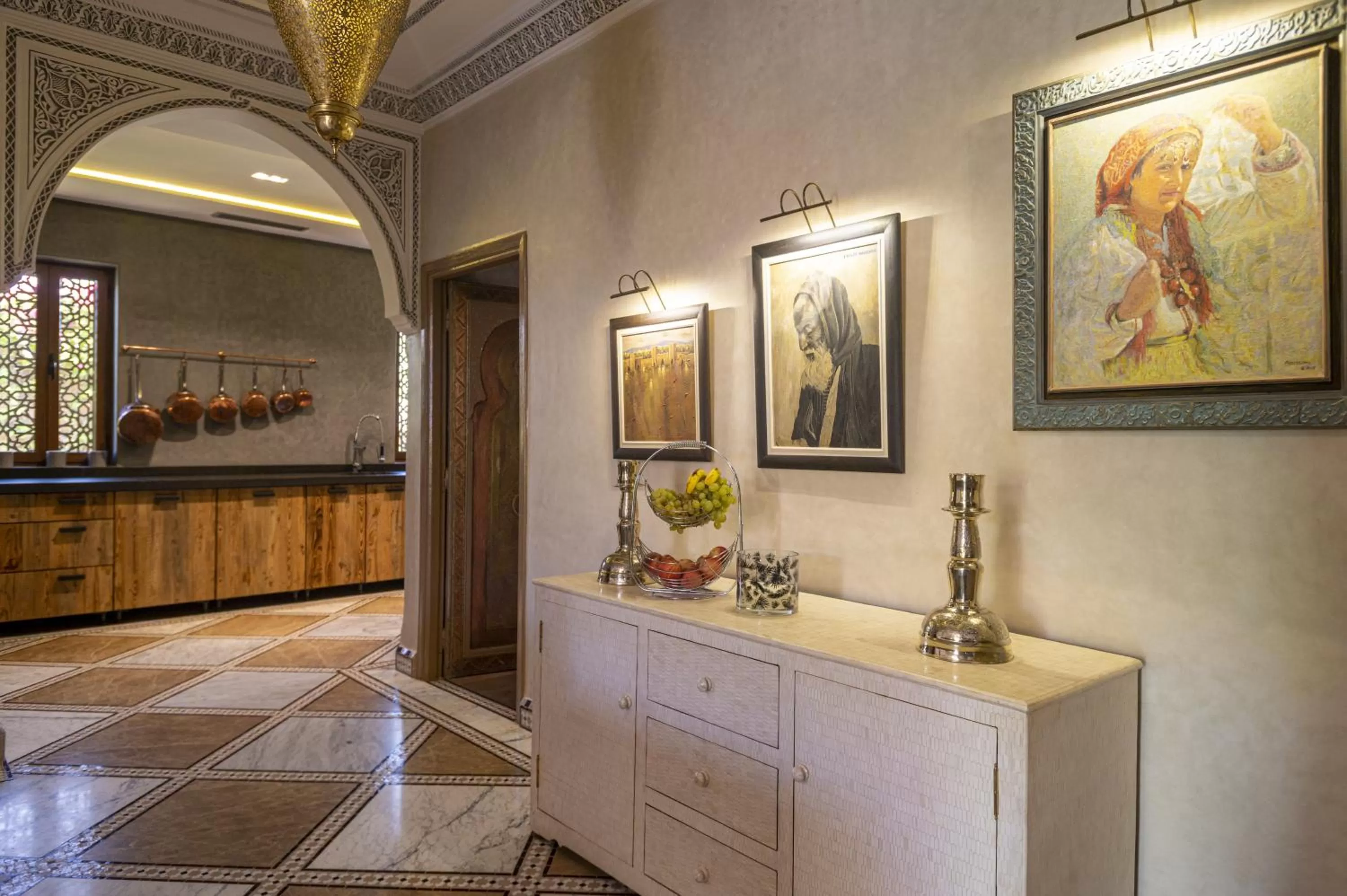 kitchen in Maria Towers , Palais Table d'hôtes & SPA