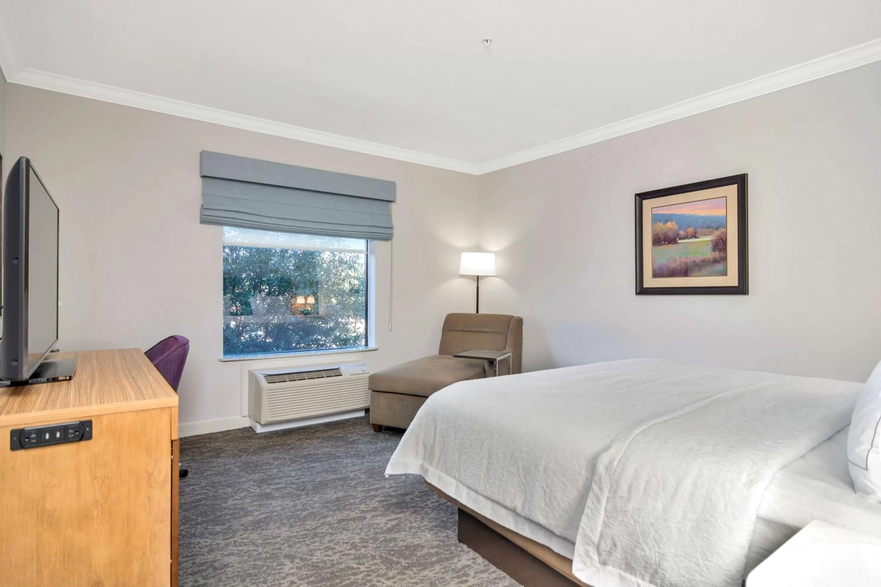 Living room, Bed in Hampton Inn & Suites Fort Worth-Fossil Creek