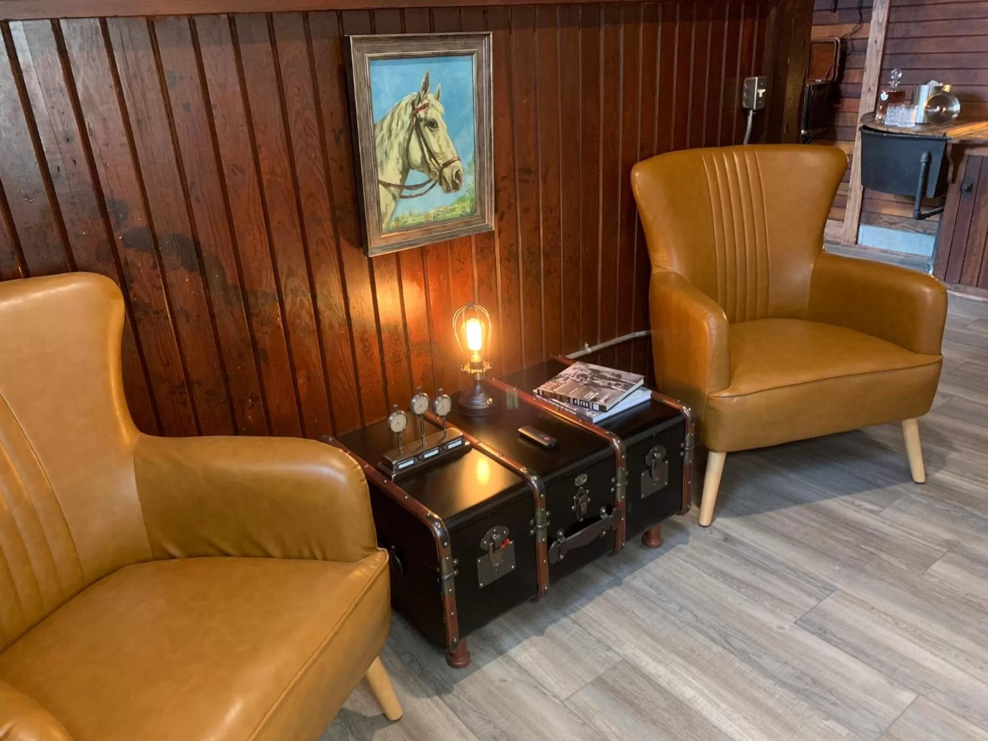 Seating area in Cartier Mansion