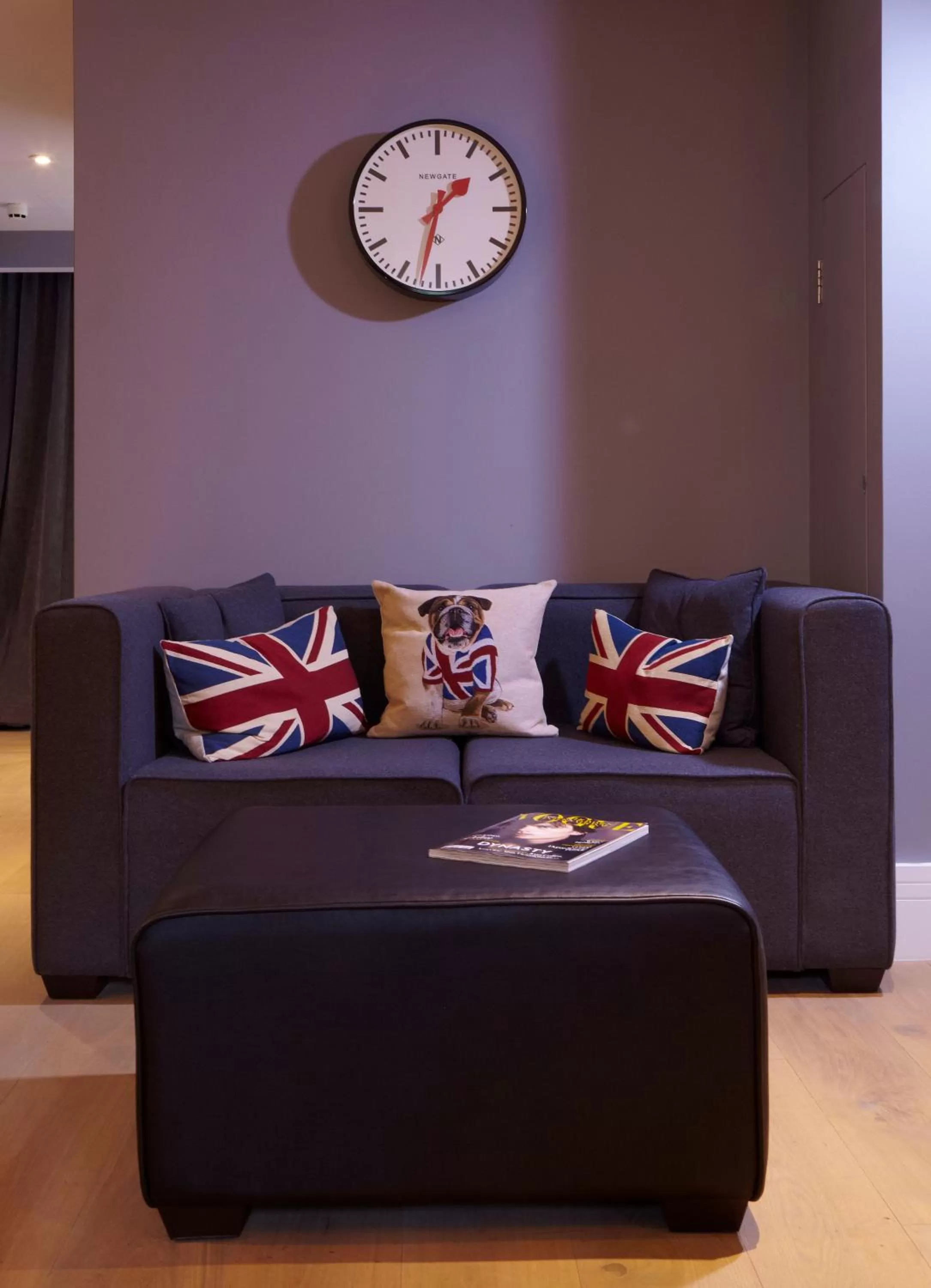 Seating area in Malmaison London