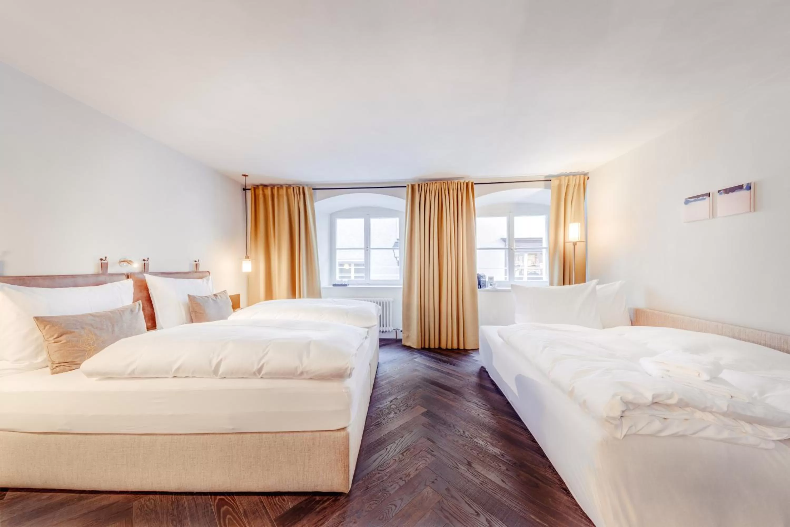 Photo of the whole room, Bed in Boutique Hotel das TSCHOFEN