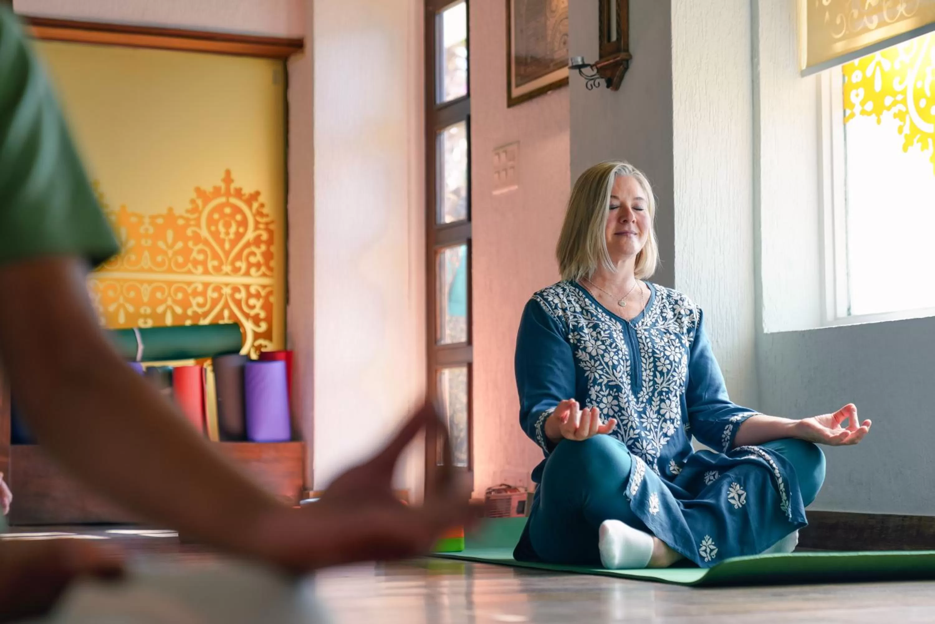 People in Yog Niketan By Sanskriti
