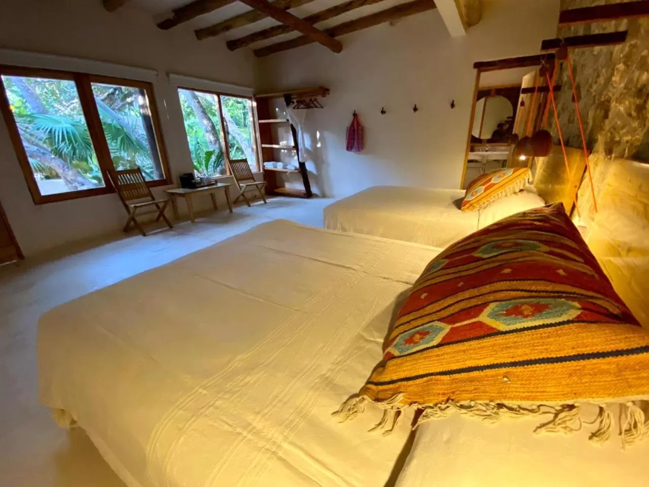 Bed in Hotel Pocna Tulum