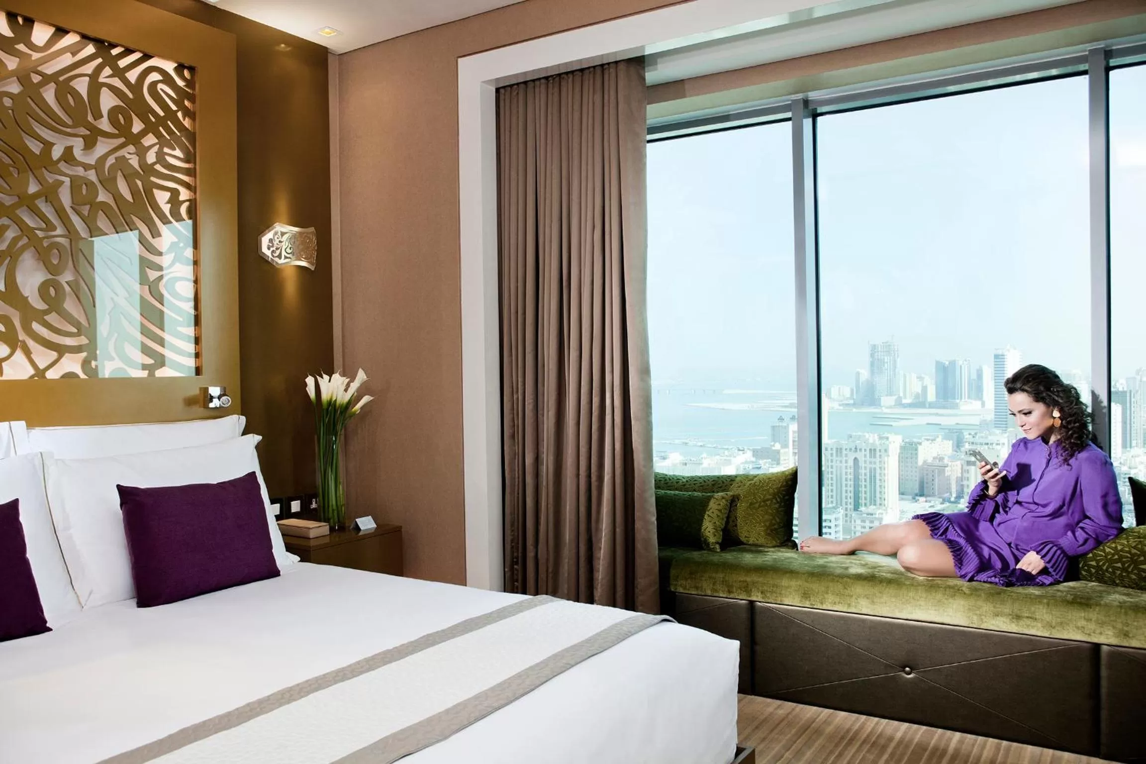 Bedroom, Bed in The Domain Bahrain Hotel and Spa - Adults Friendly 16 Years Plus