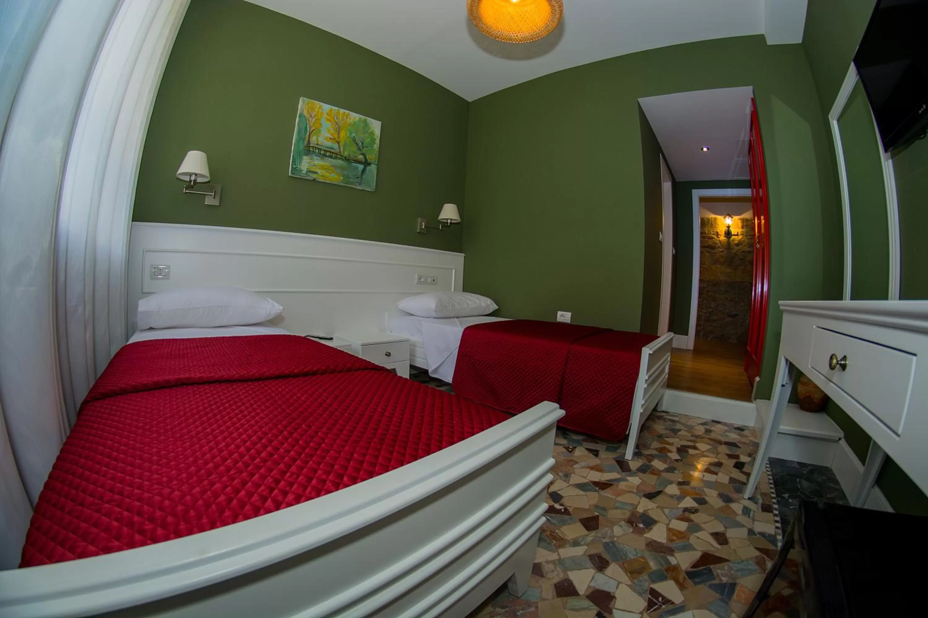 Photo of the whole room, Bed in Artistic Tirana Blloku