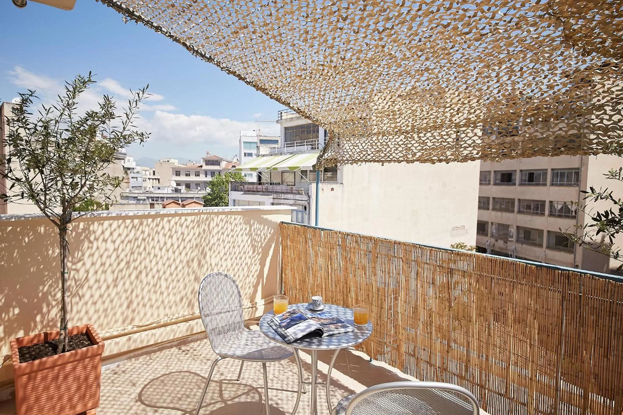 Patio in toStay-Unique apartment hotel in Athens center!