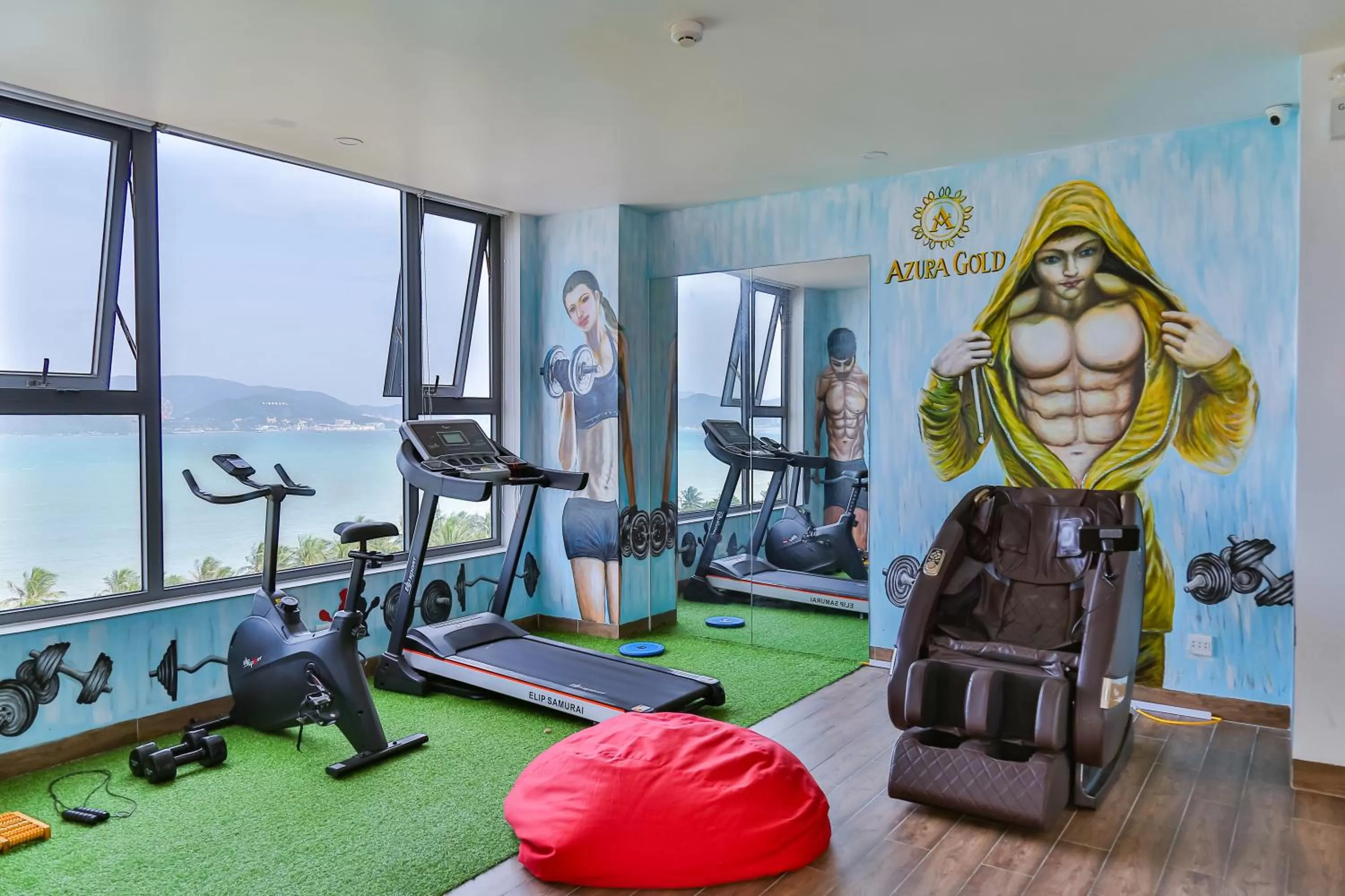 Property building in Azura Gold Hotel & Apartment