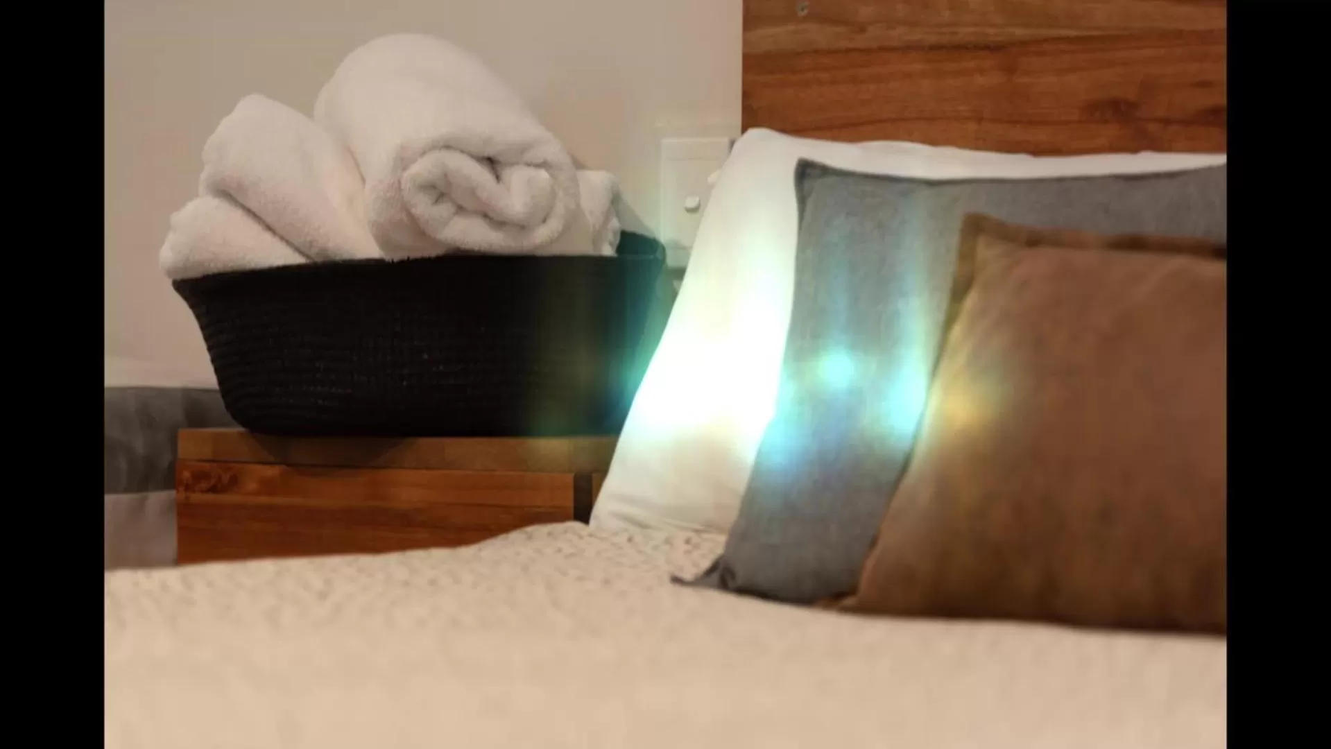 Bed in Black Forest Motel