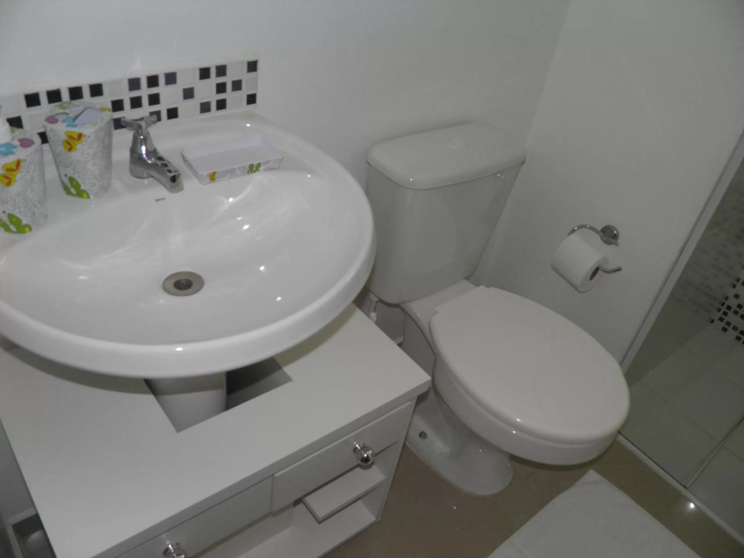 Bathroom in Pousada Mar de Cristal