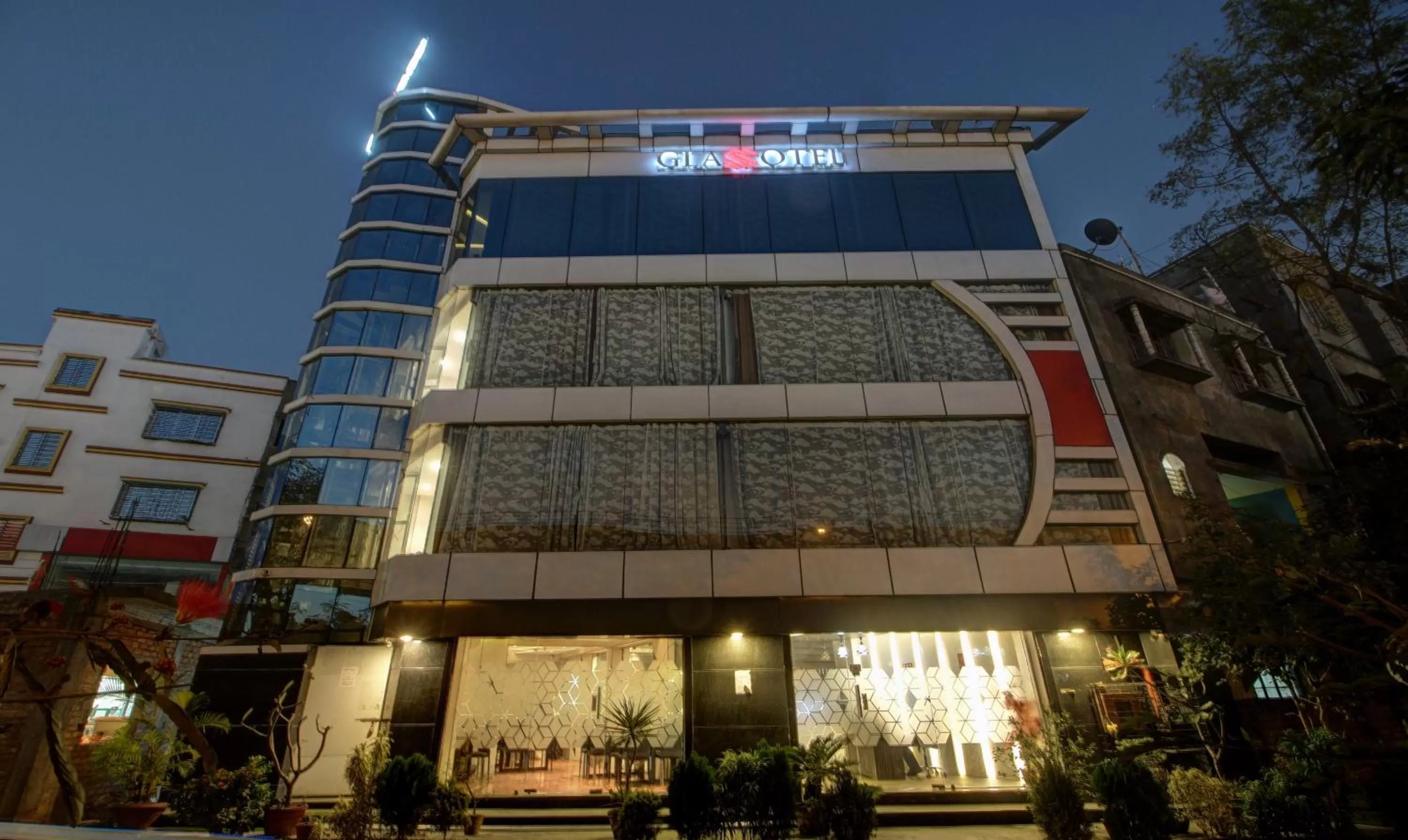 Property Building in Treebo Trend Glassotel Ruby