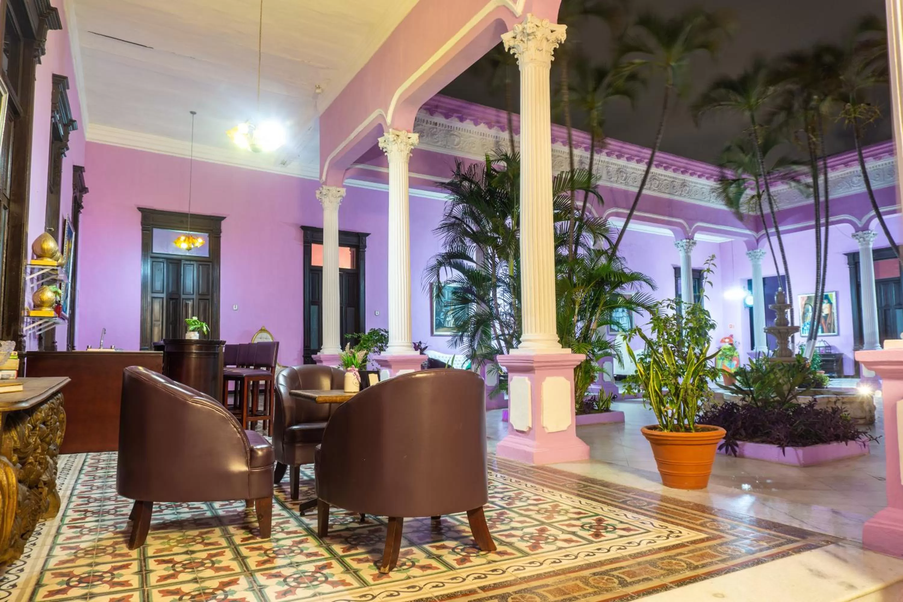 Patio in Hotel Lavanda CAS Merida