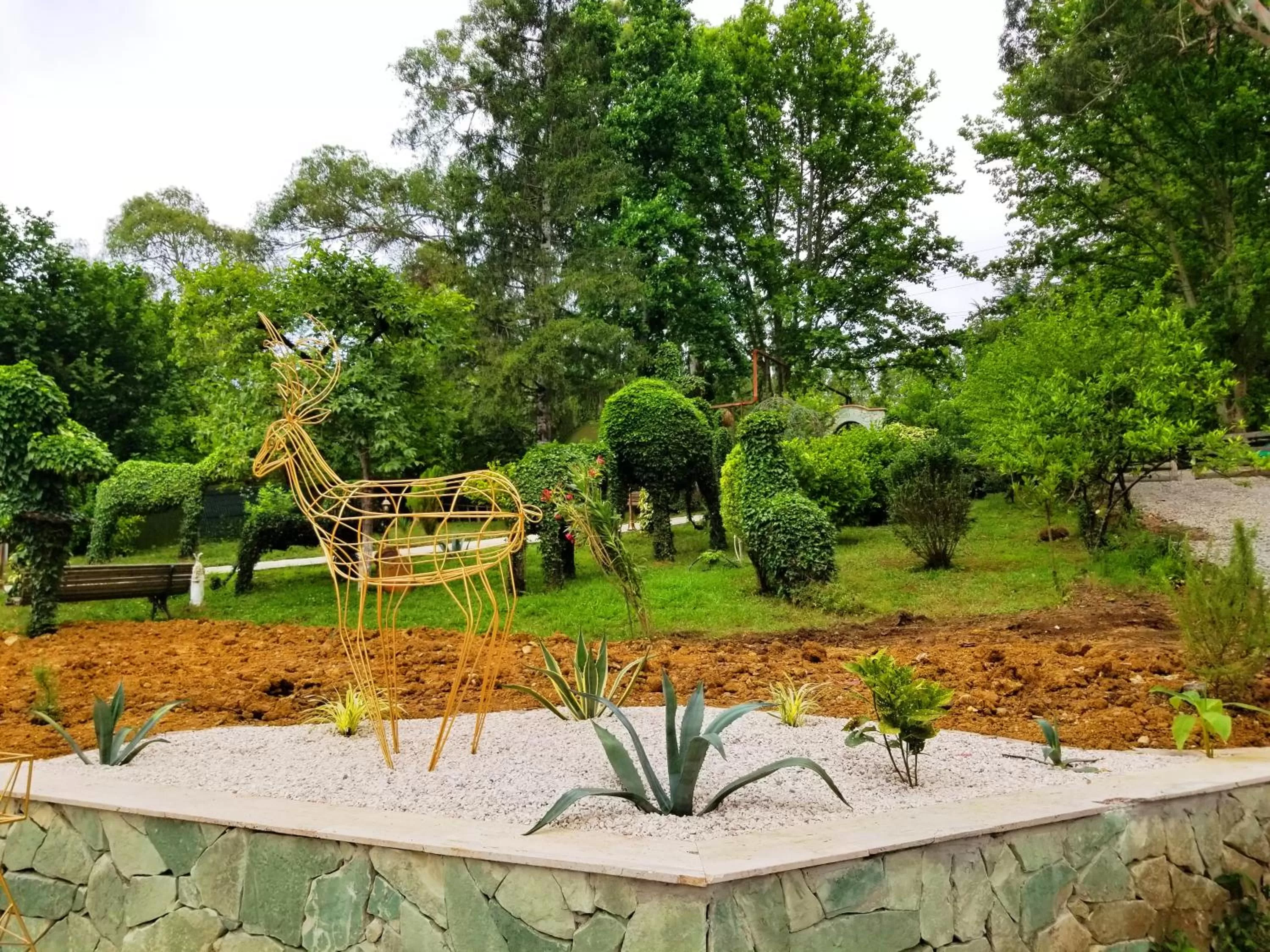 Garden in Vita Gardenia Hotel Tskaltubo