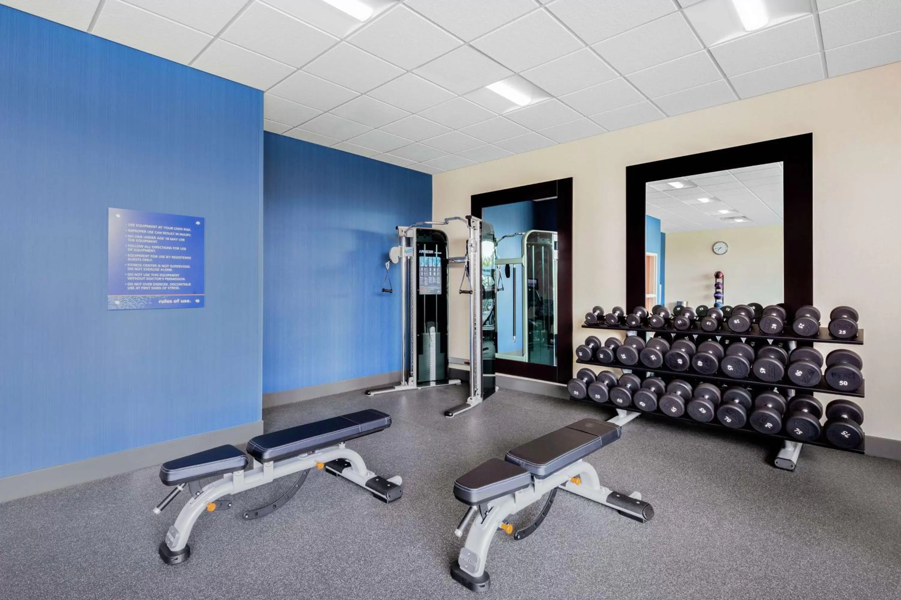 Fitness centre/facilities in Hampton Inn & Suites San Diego Airport Liberty Station