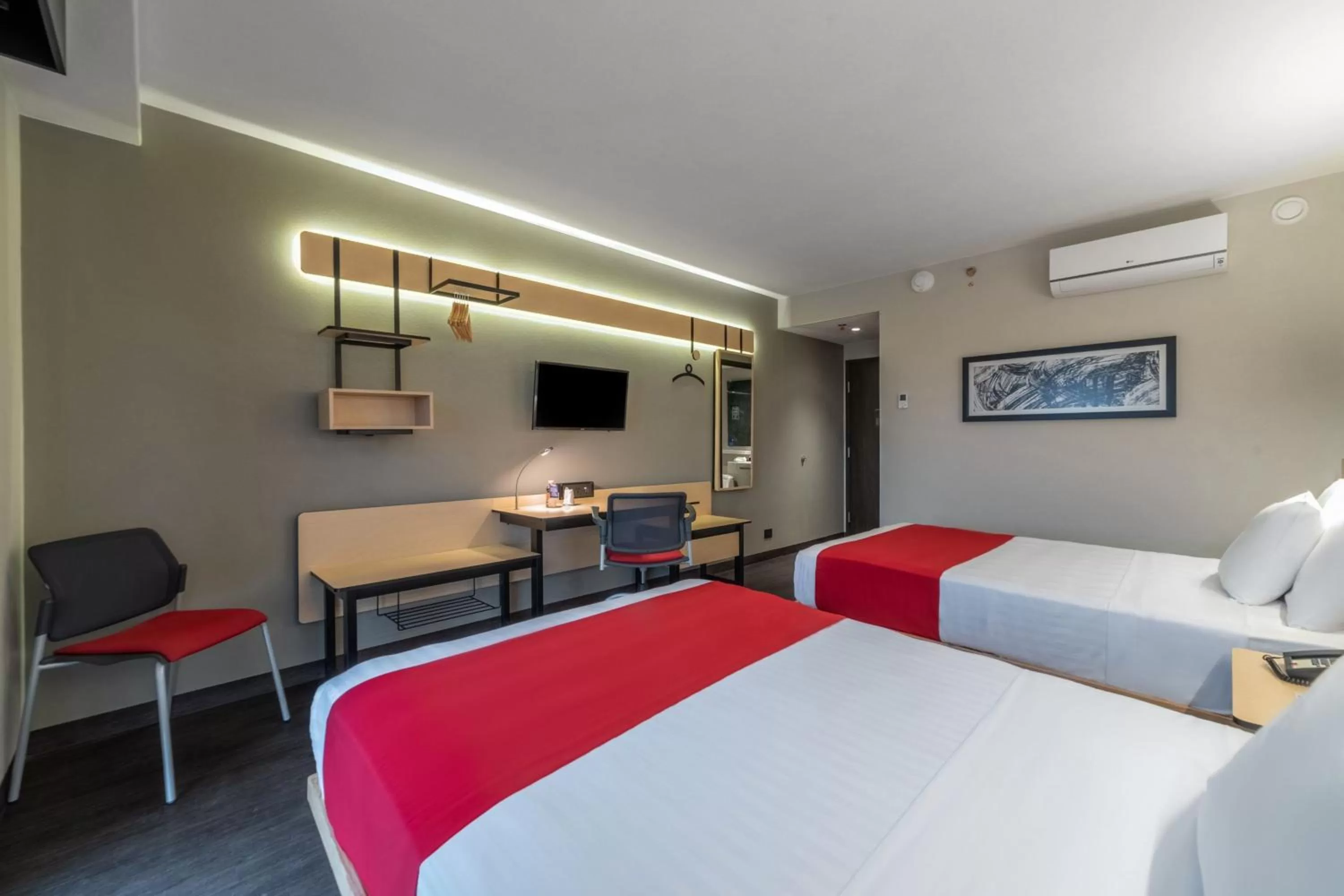 Bedroom, Bed in City Express by Marriott Lagos de Moreno