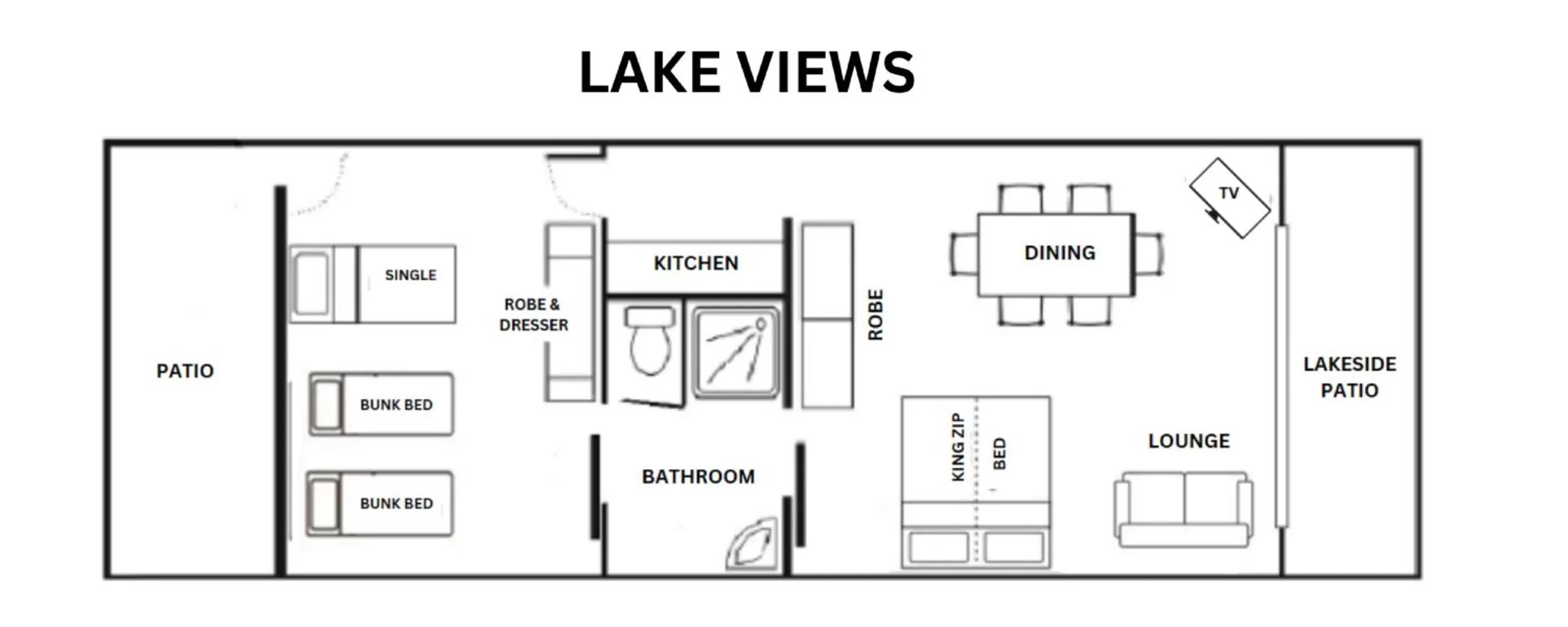 Floor plan in Noosa North Shore Retreat