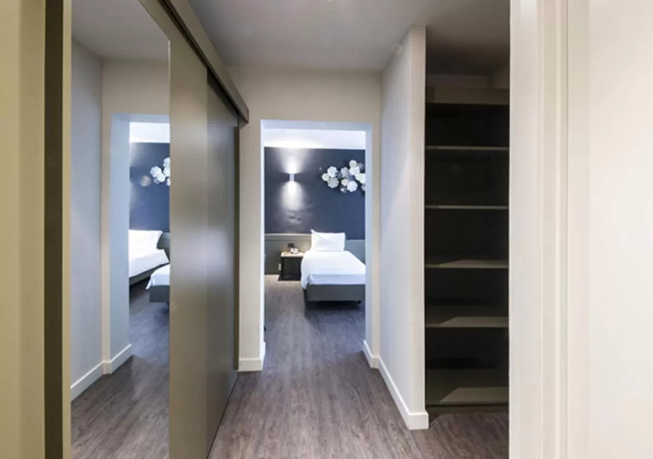 Bed in Hotel Cortina