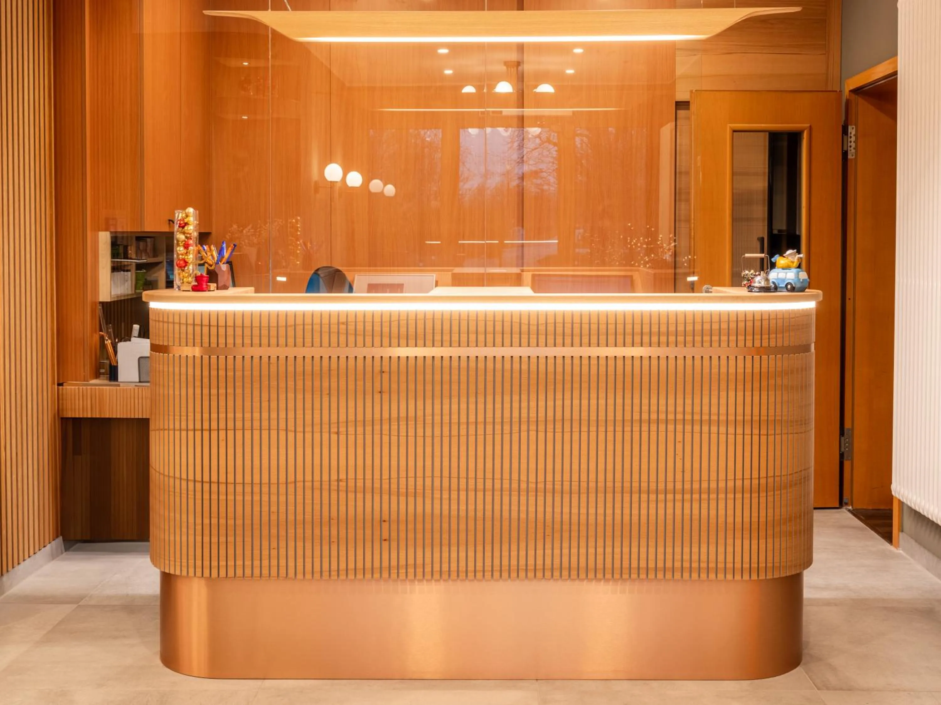 Lobby or reception in Hotel Ostseeland