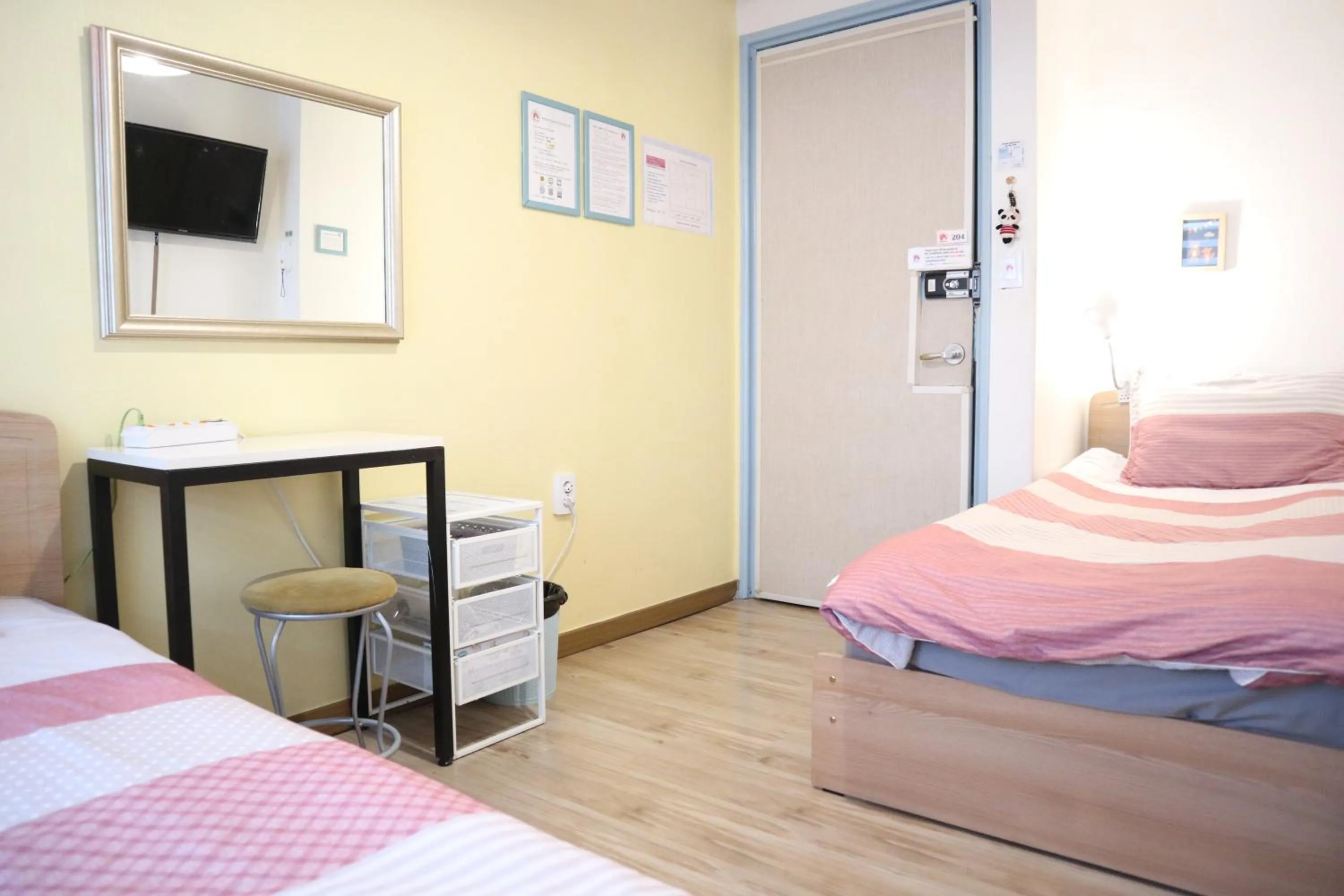 Bedroom, Bed in Hongdae Style Guesthouse