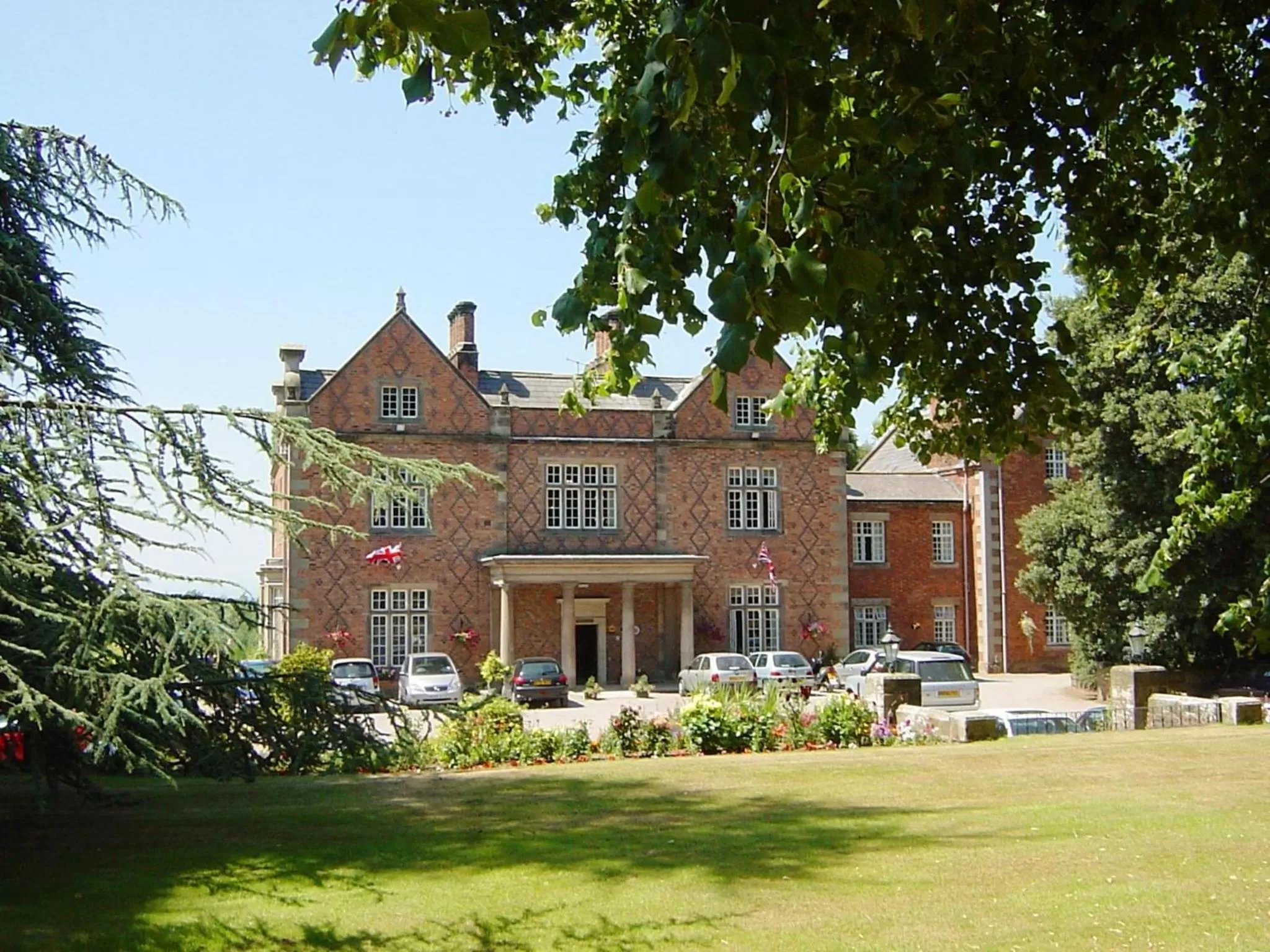 Facade/entrance in Willington Hall Hotel