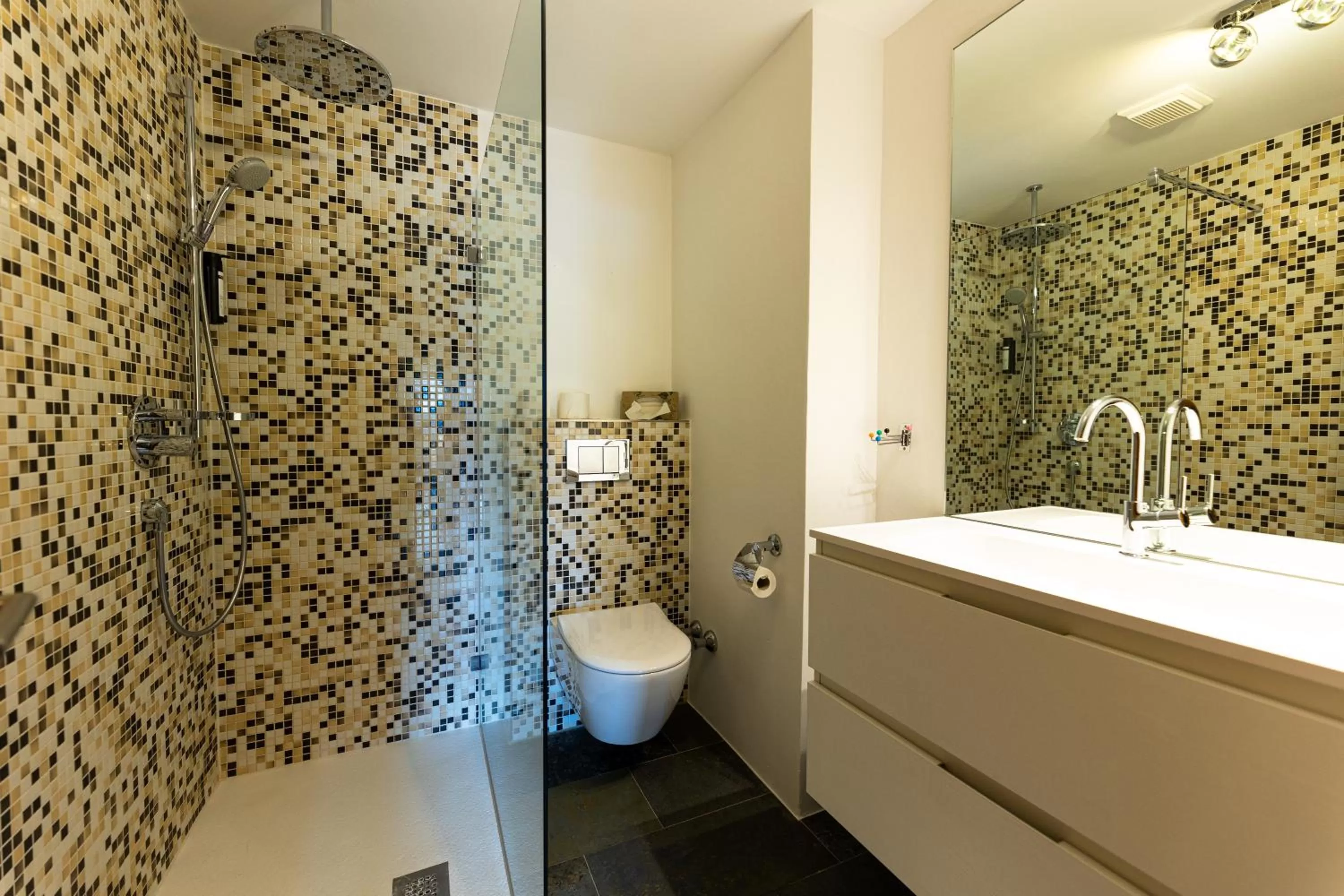 Toilet in Wellness Aparthotel "Lechlife" incl Pool - 400m zum SKILIFT