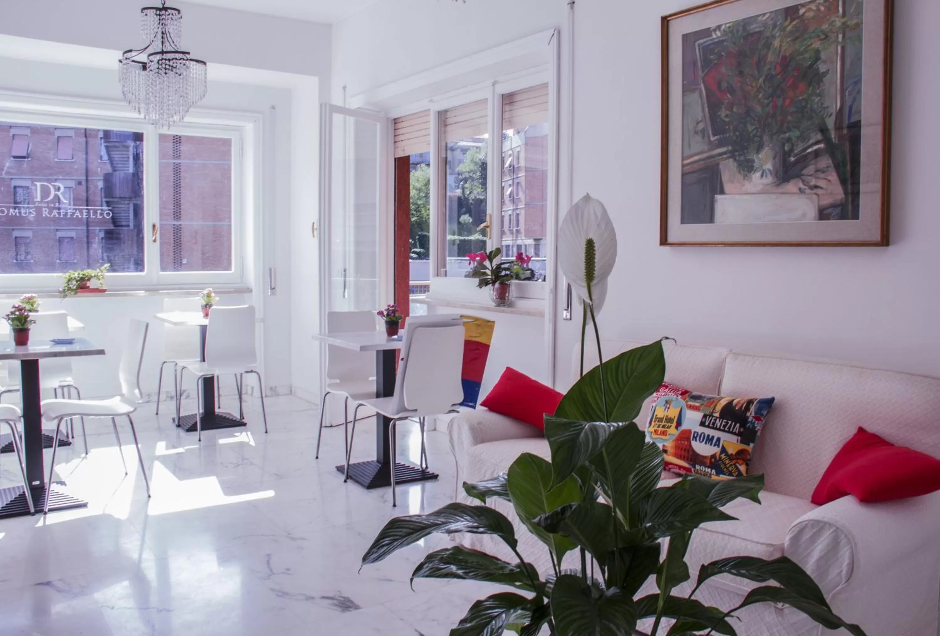 Communal lounge/ TV room in Domus Raffaello