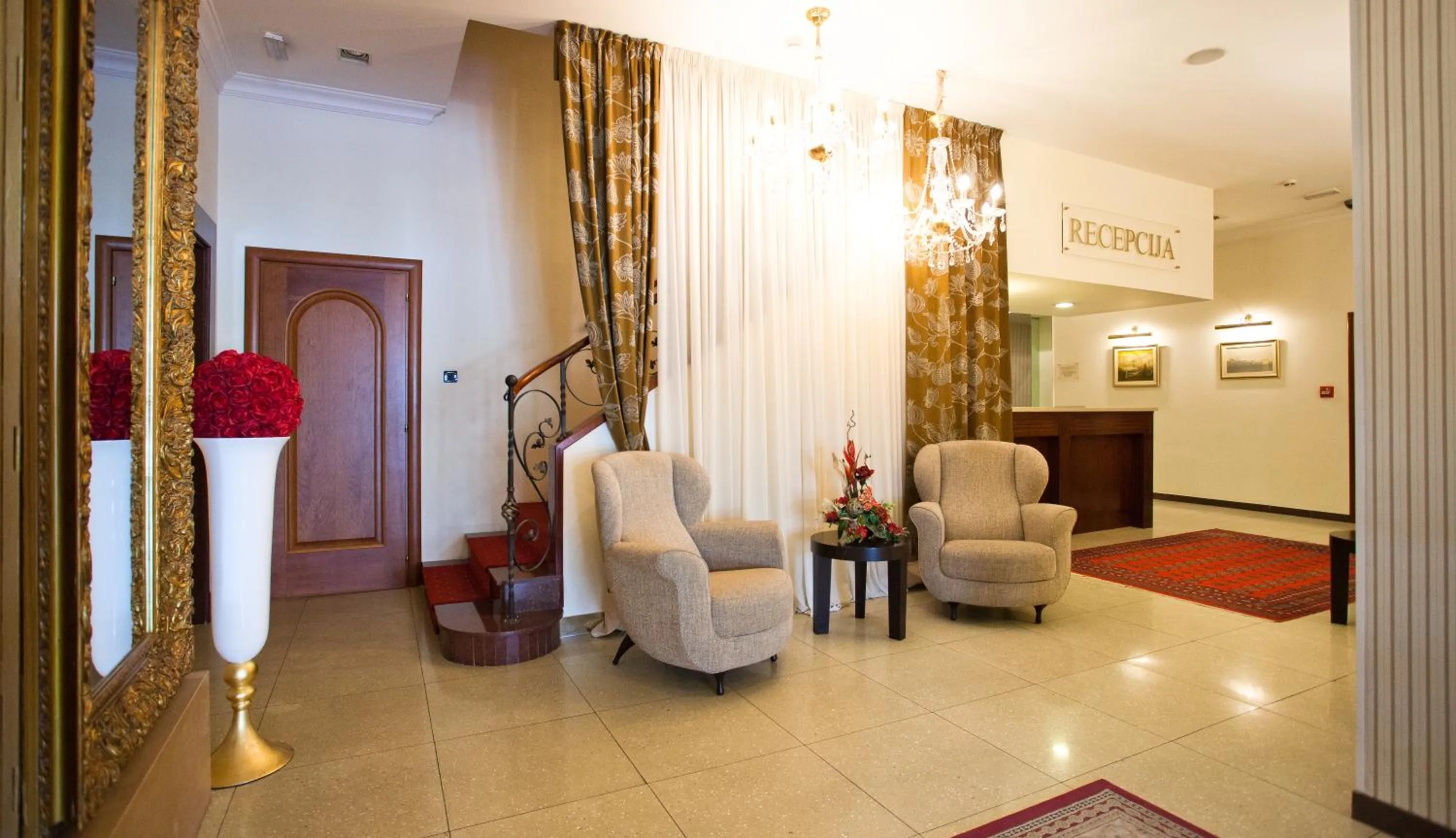 Lobby or reception in Hotel Globo