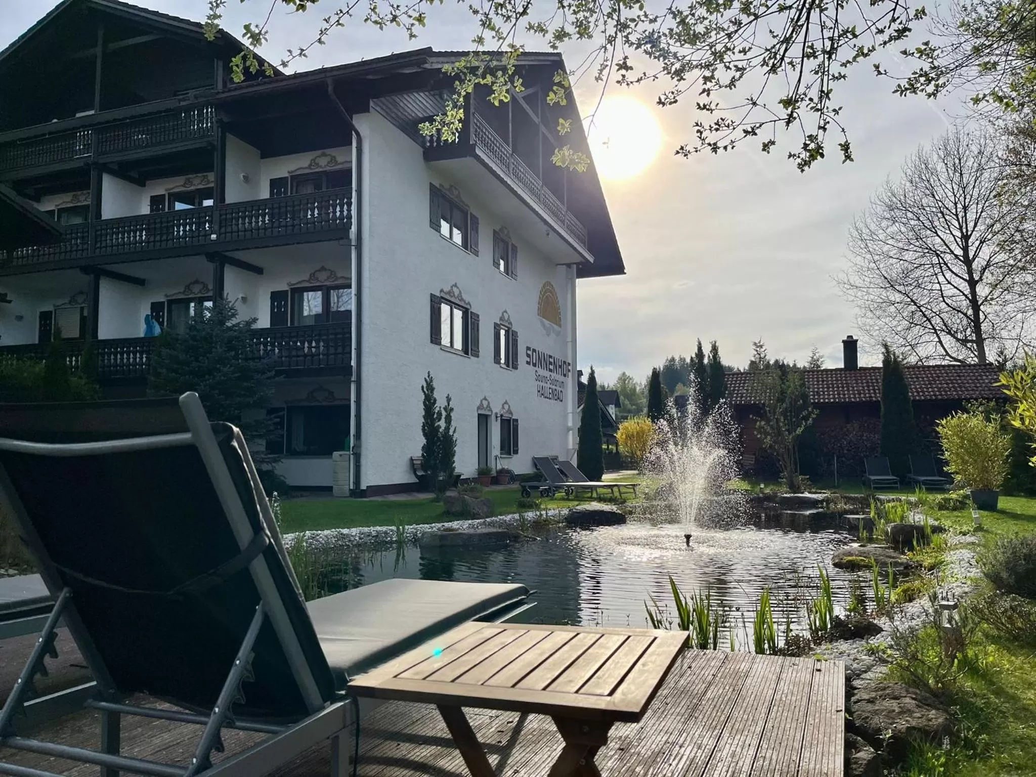 Garden, Property Building in Hotel Sonnenhof - Superior