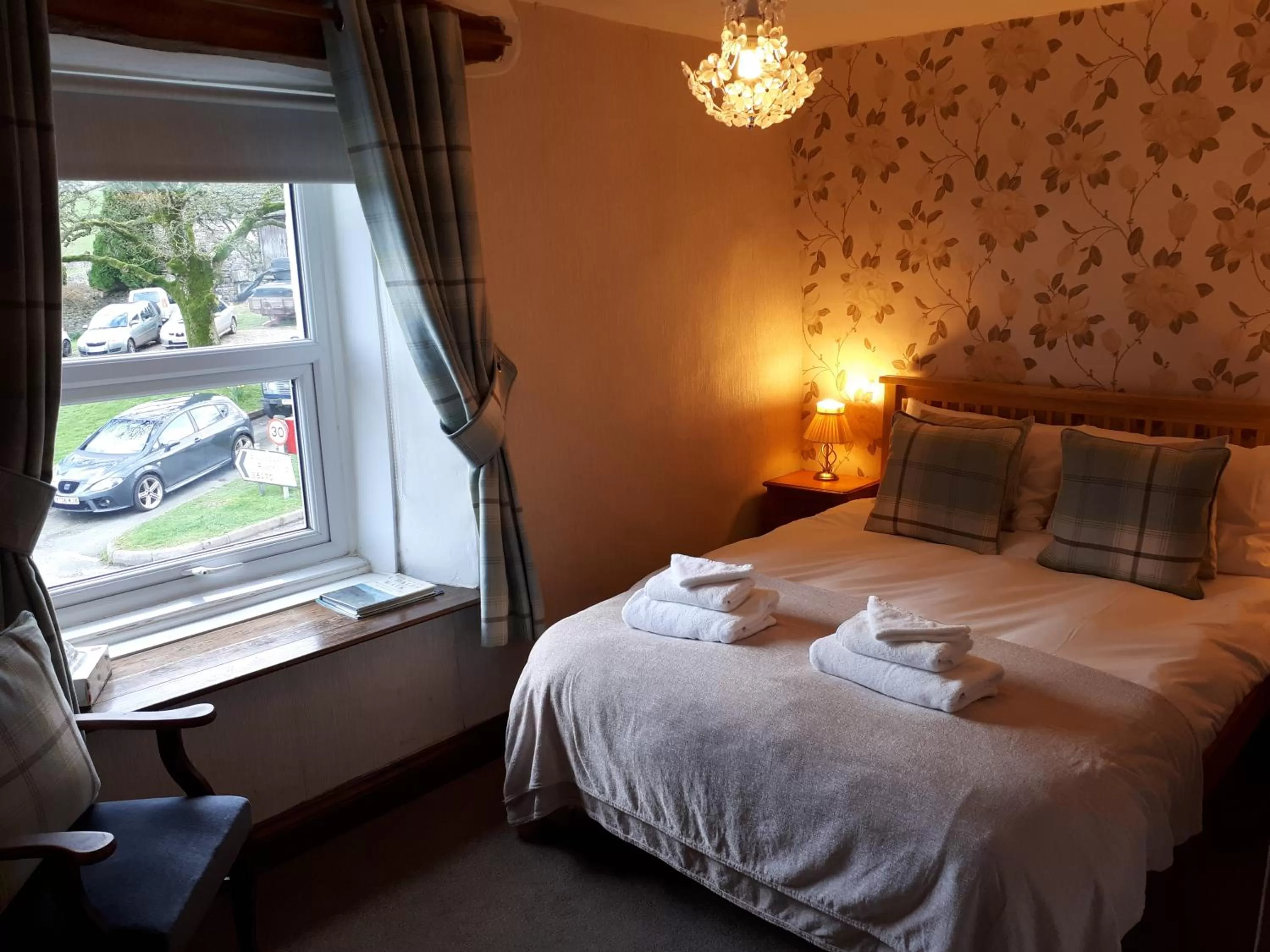 Bed in The Black Bull at Nateby