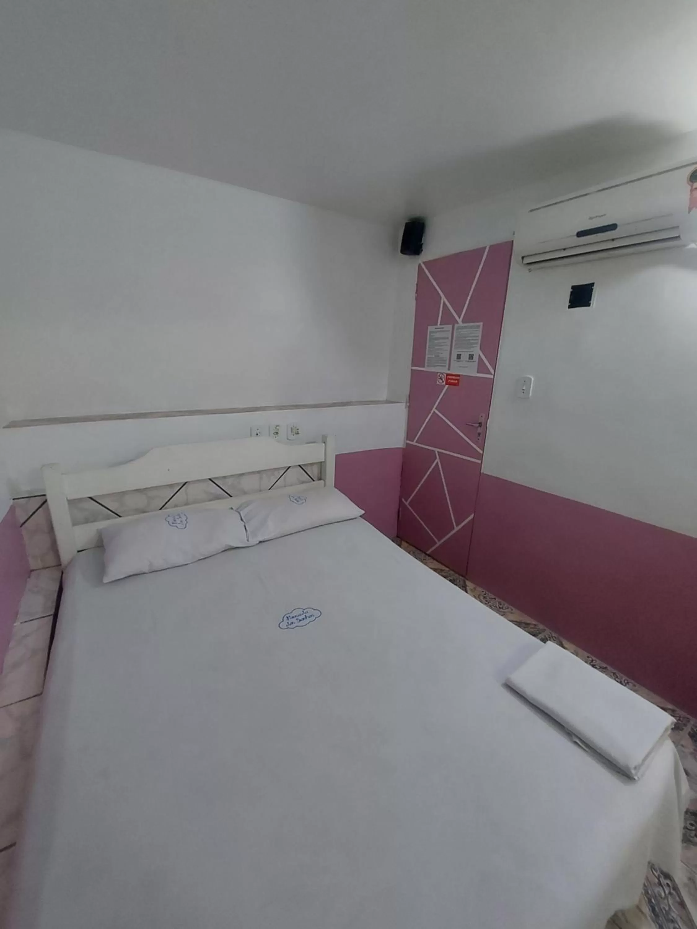 Bed in Hotel Pousada dos Sonhos