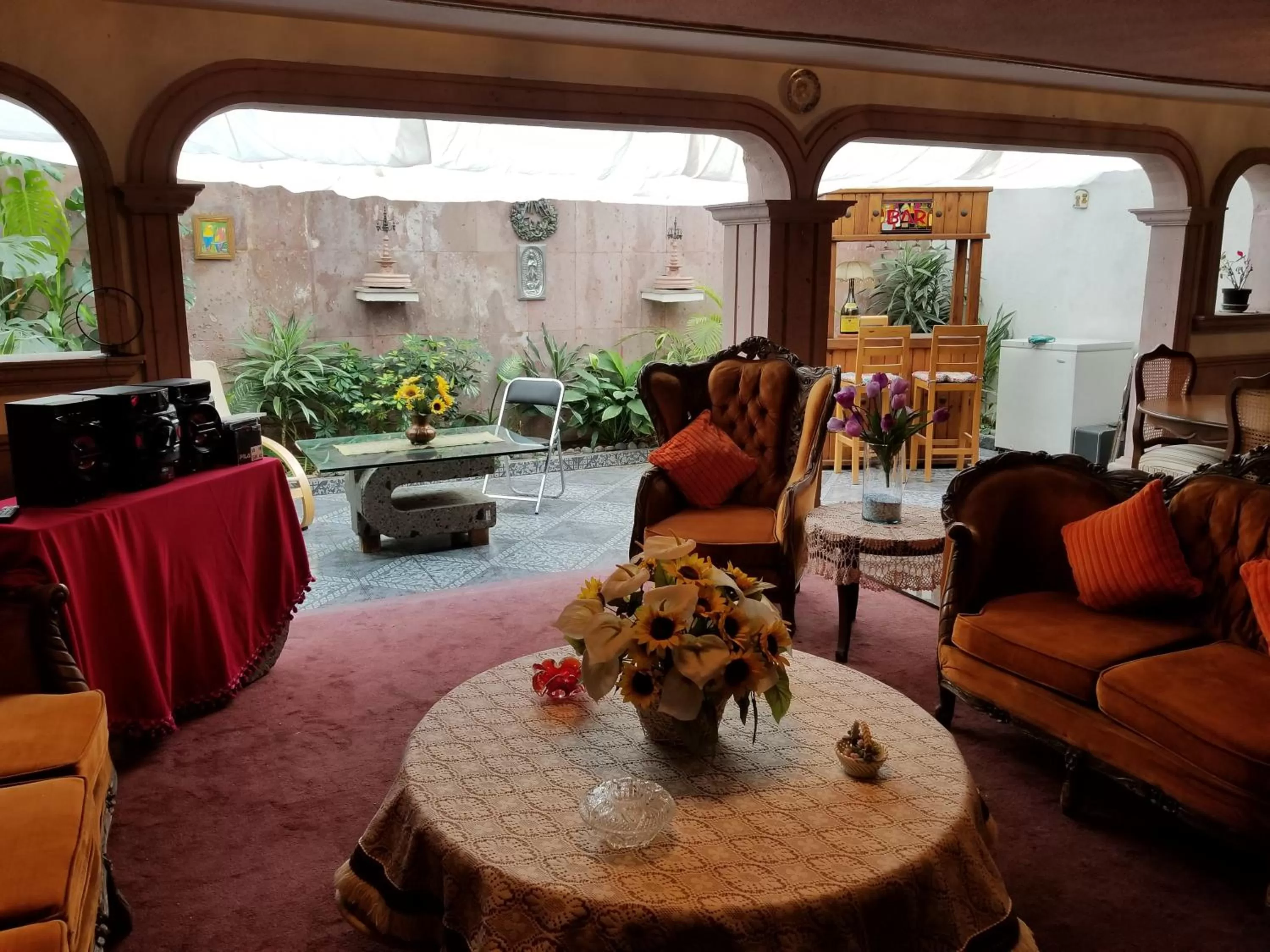 Living room in Casa Q BnB