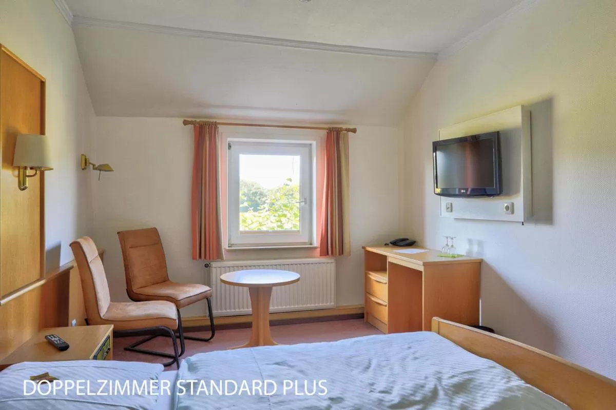 Bed in Stössels Hotel