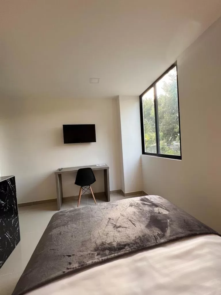 Bedroom, Bed in Hotel boutique bussines center