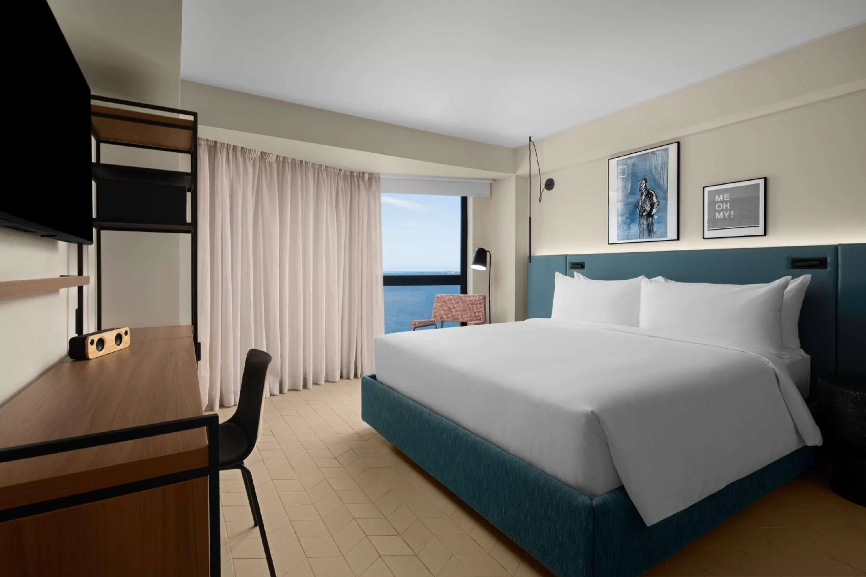 One-Bedroom King Suite with Ocean View in ROK Hotel Kingston Tapestry Collection By Hilton