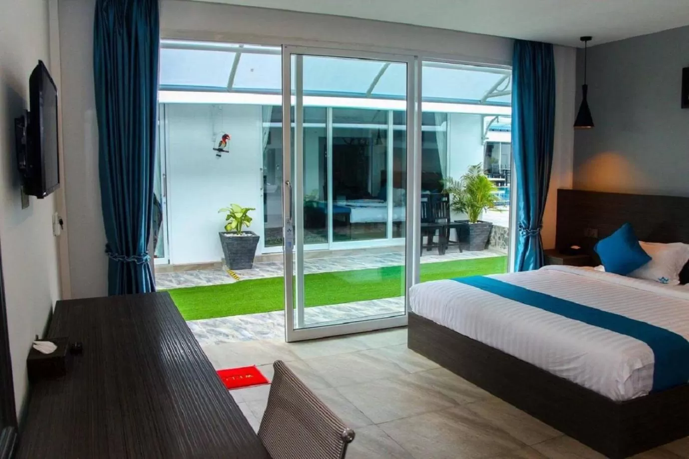 Garden view in Good Time Boutique Hotel