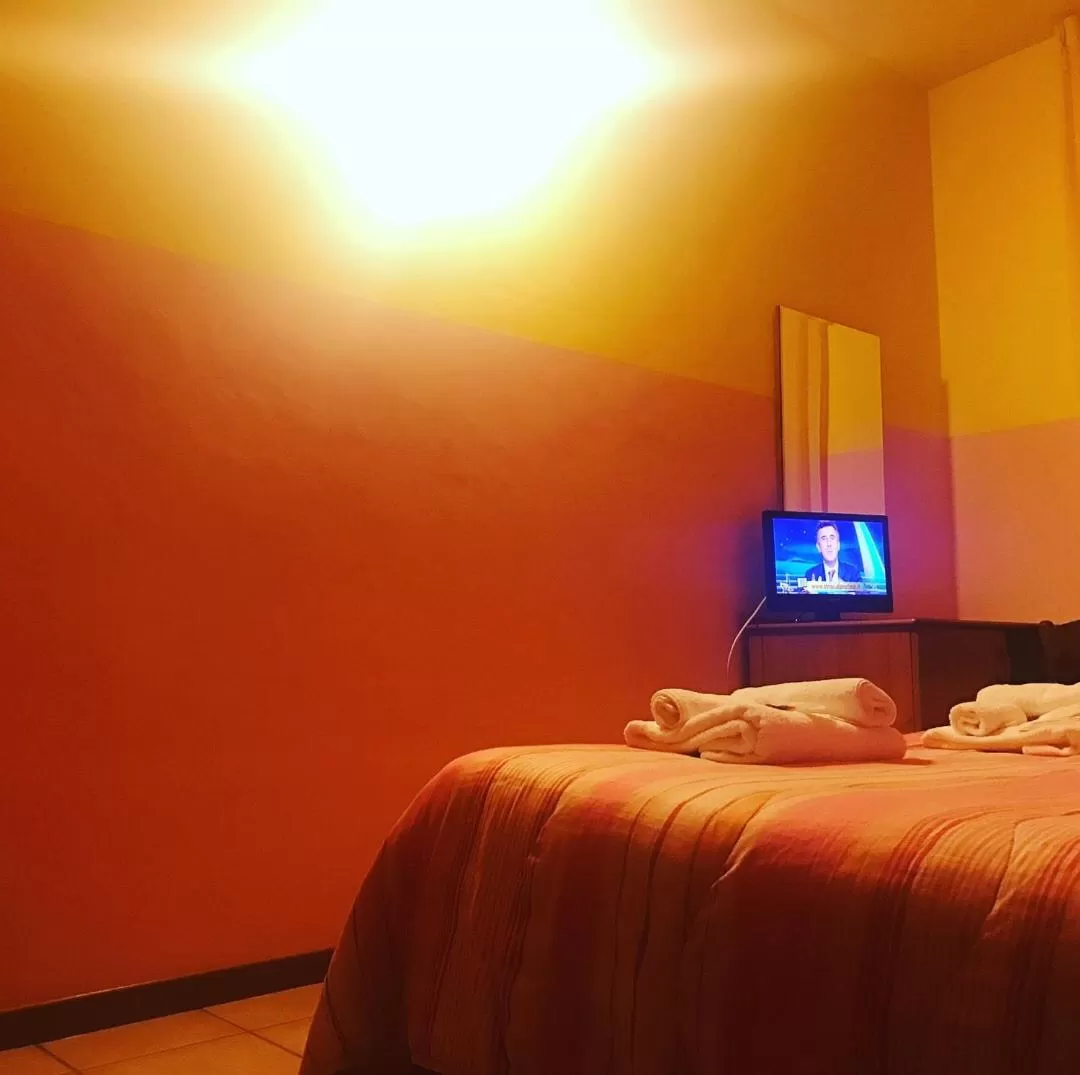 Bed in Hotel Pellegrino E Pace