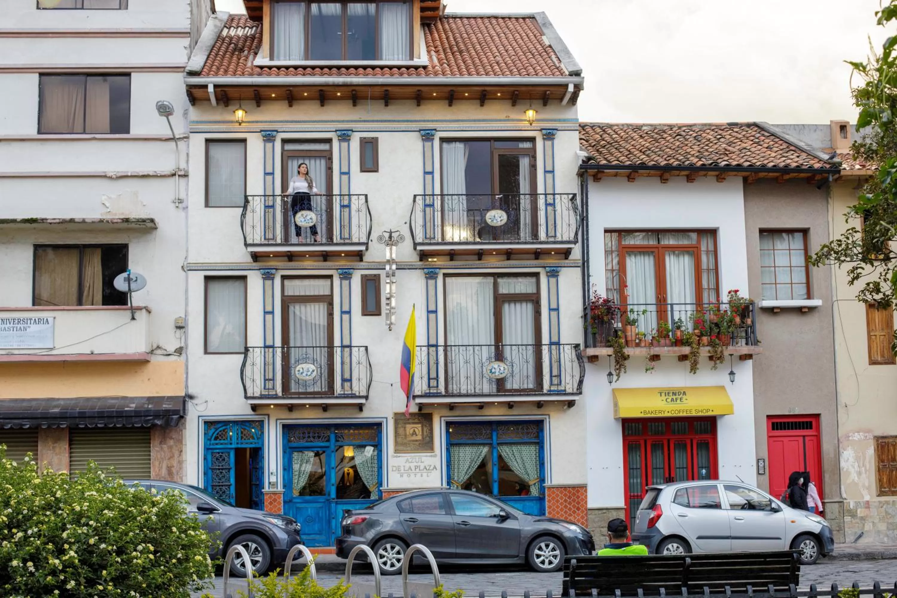 Property building in Hotel Azul de la Plaza by Chat Noir