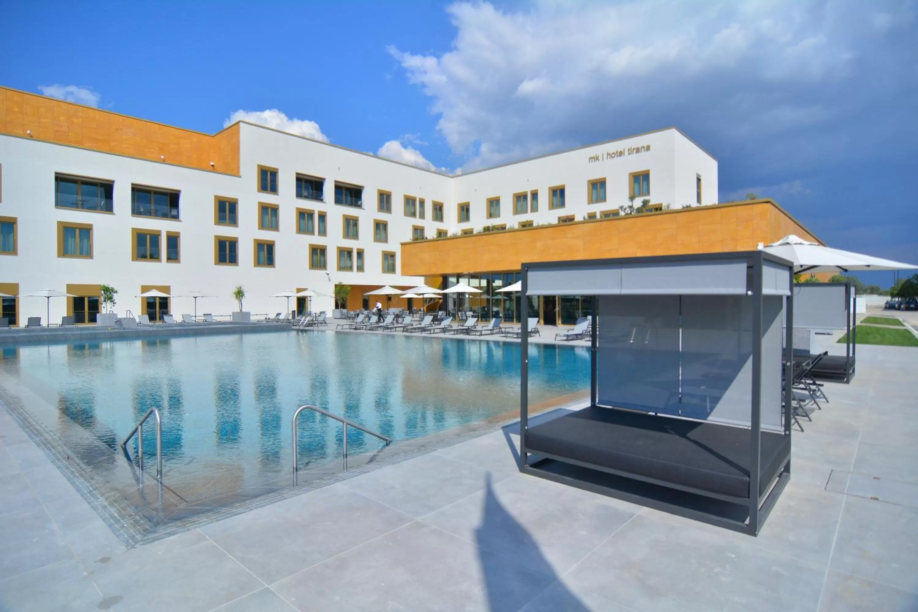 Swimming pool in mk hotel tirana