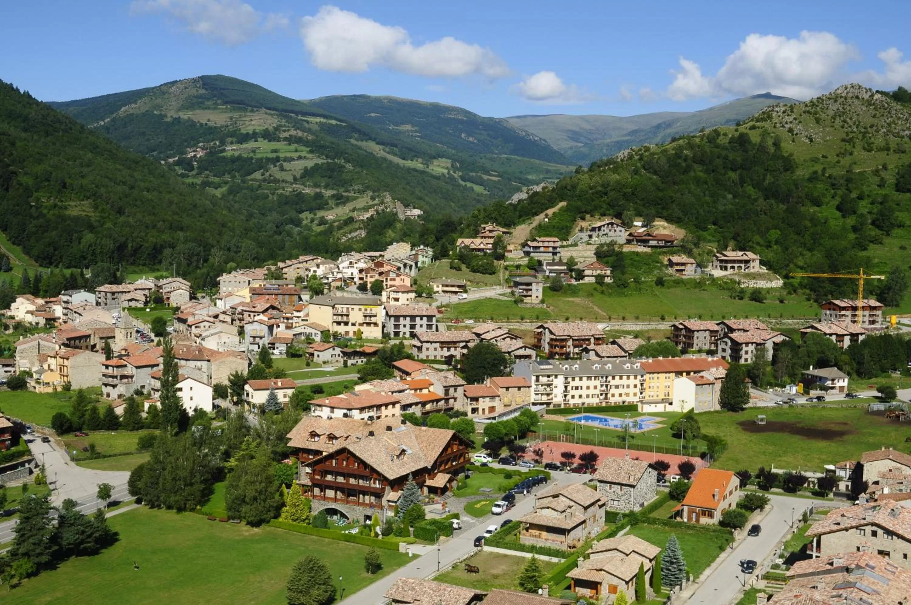 Bird's eye view in Hotel Grèvol Spa