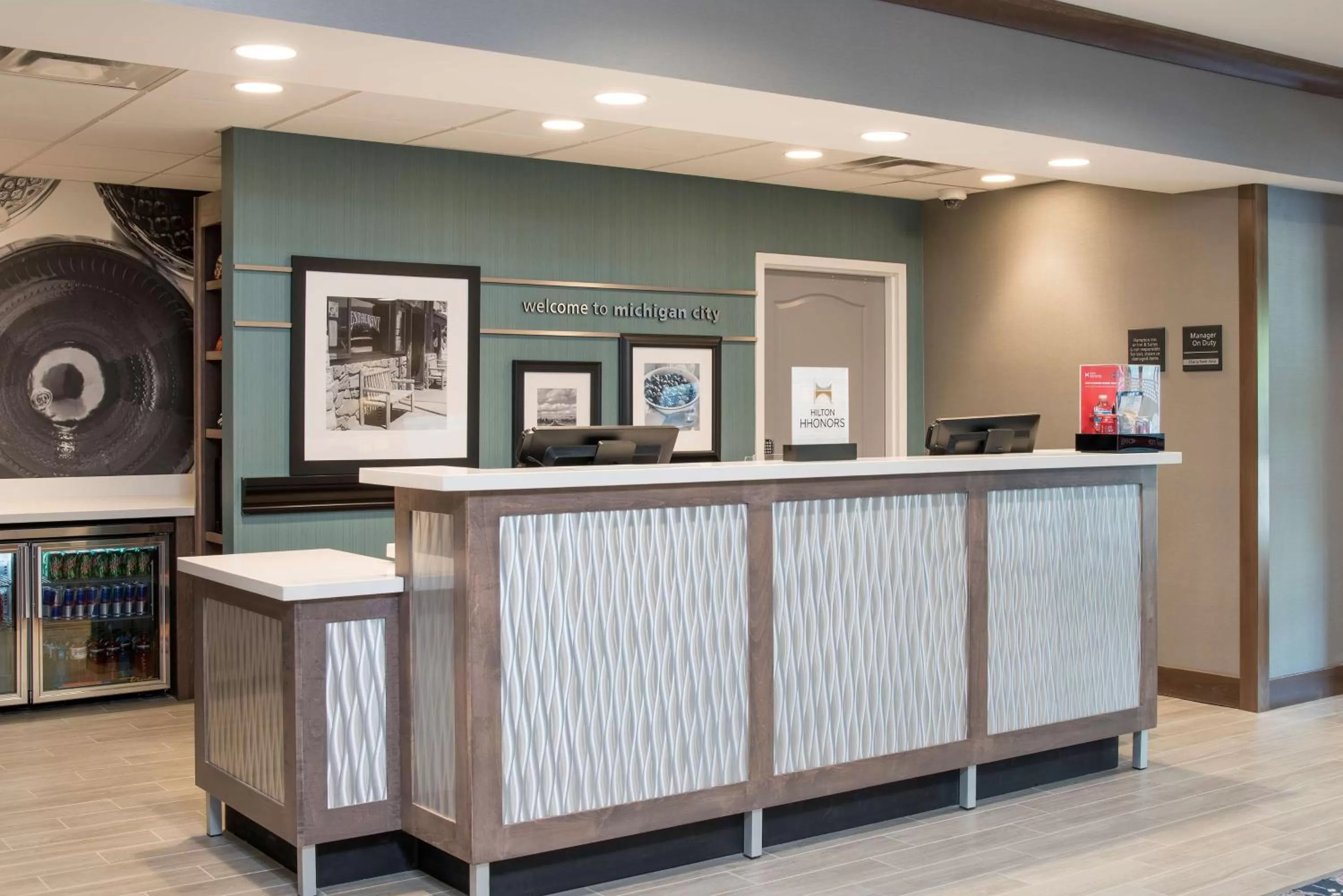 Lobby or reception in Hampton Inn and Suites Michigan City