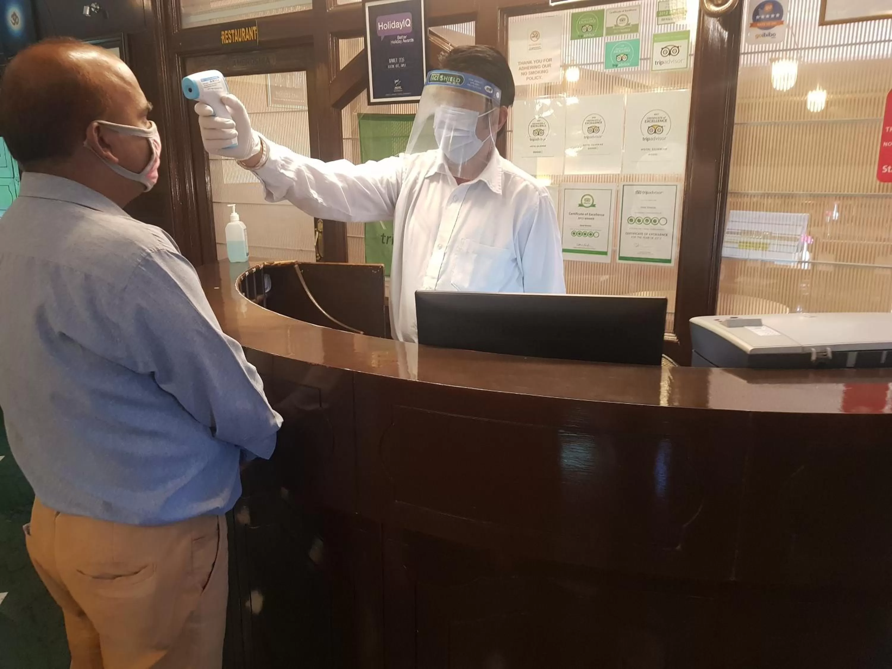 Lobby or reception in Hotel Silverine