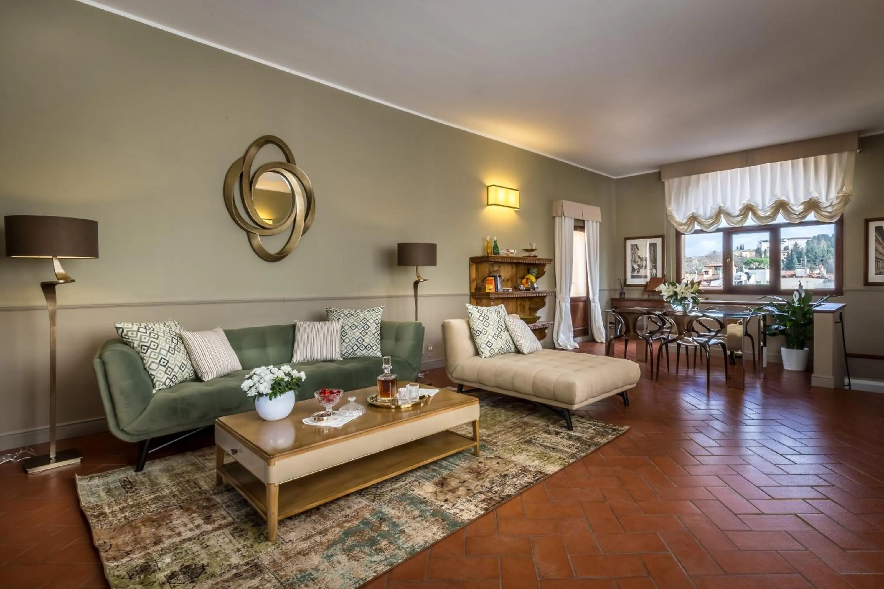 Living room in Palazzo Ridolfi - Residenza d'Epoca