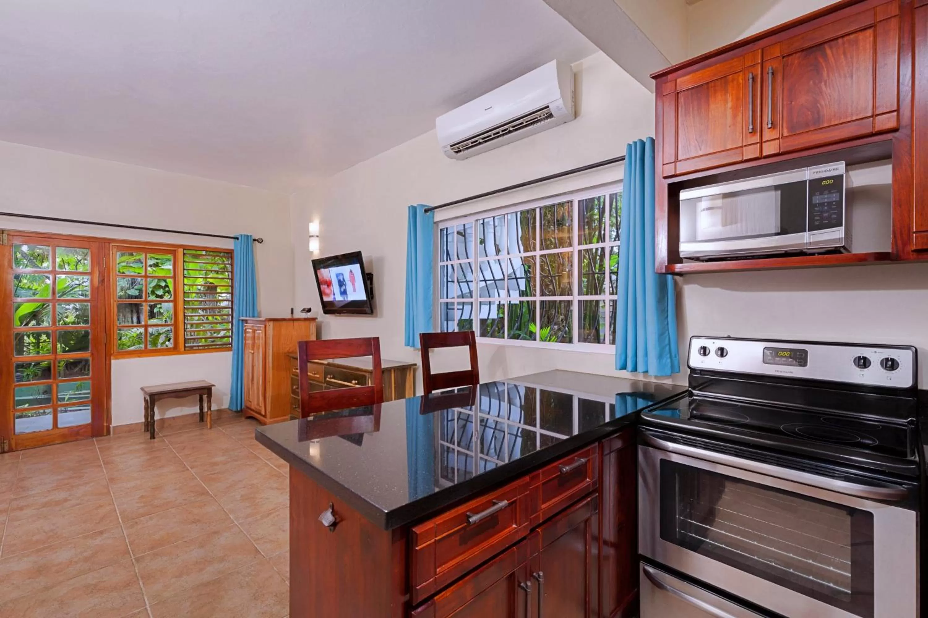 kitchen in Beach House Condos, Negril