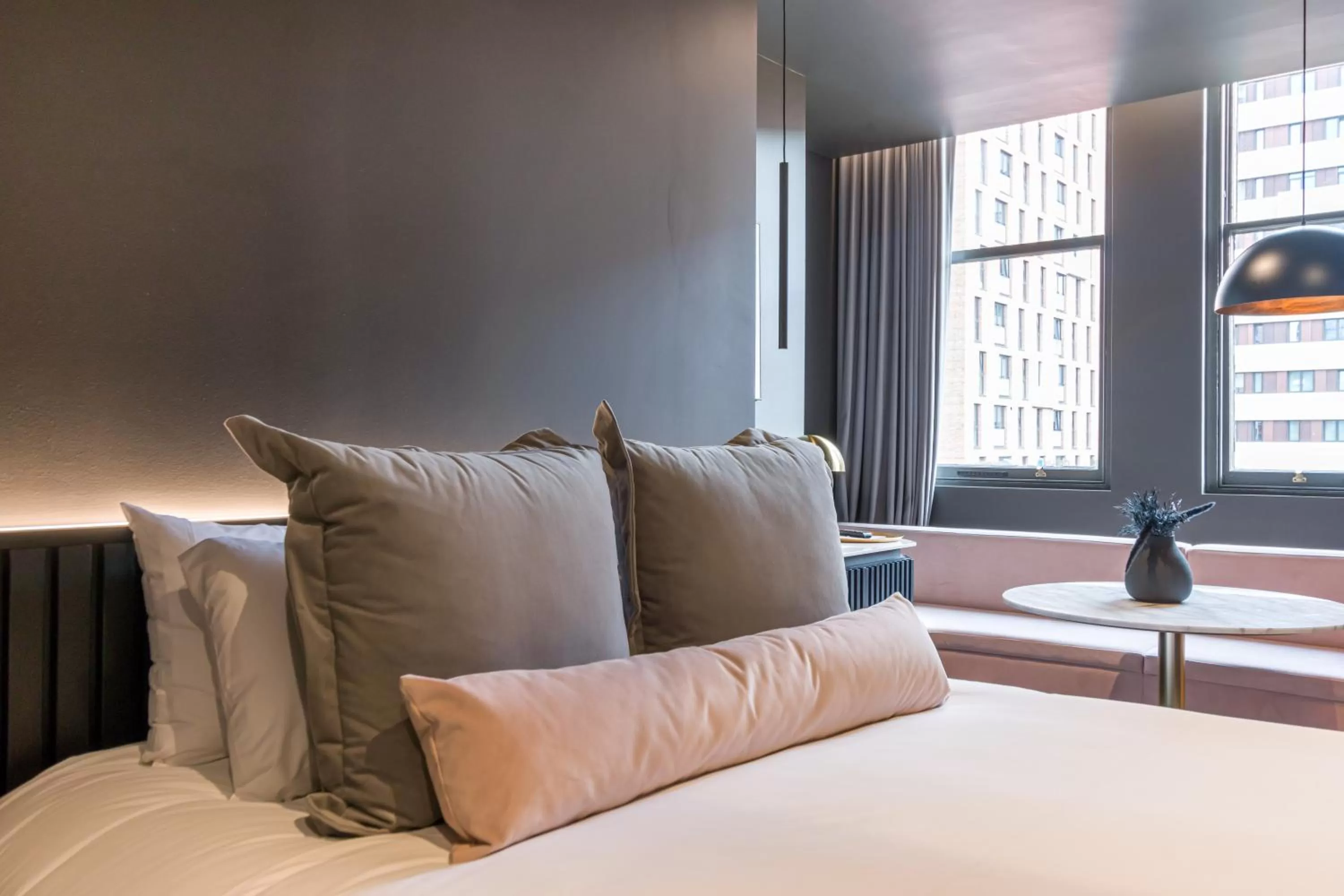 Bed in Velvet Hotel Manchester, WorldHotels Crafted