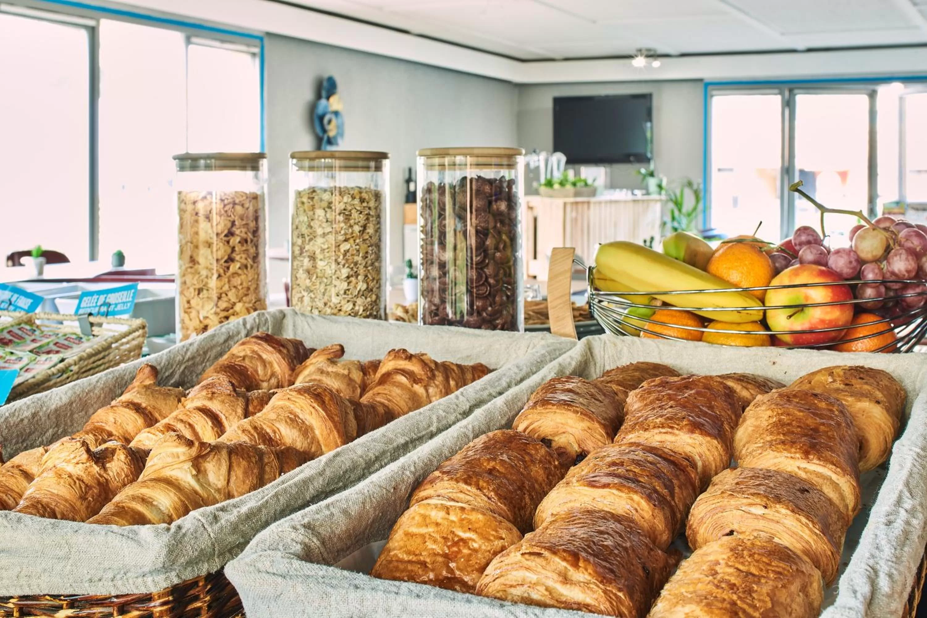 Buffet breakfast in Kyriad Direct Evreux